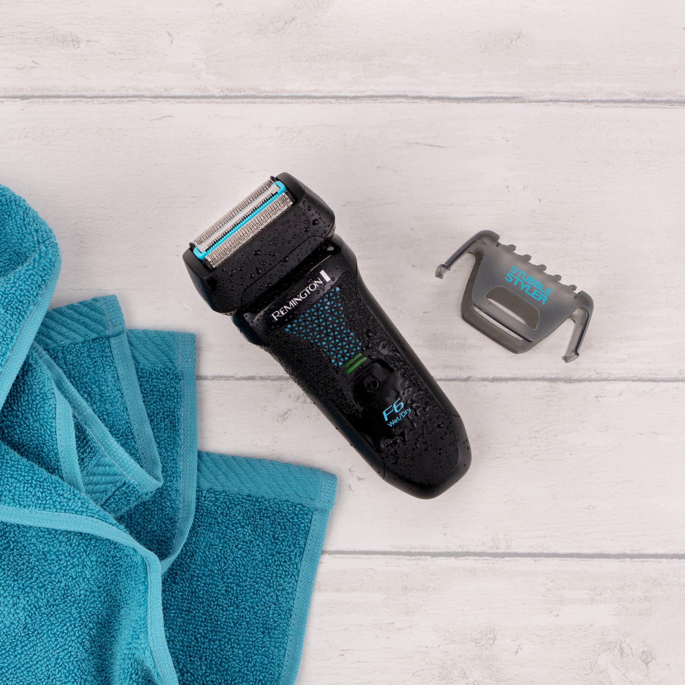 Remington Elektrorasierer »F6000 Style Wasserdichtes Rasiersystem«, 1 St. Aufsätze, Langhaartrimmer, Nass & Trockenrasur, 100 % wasserdicht, mit 3-Tage-Bart Styler