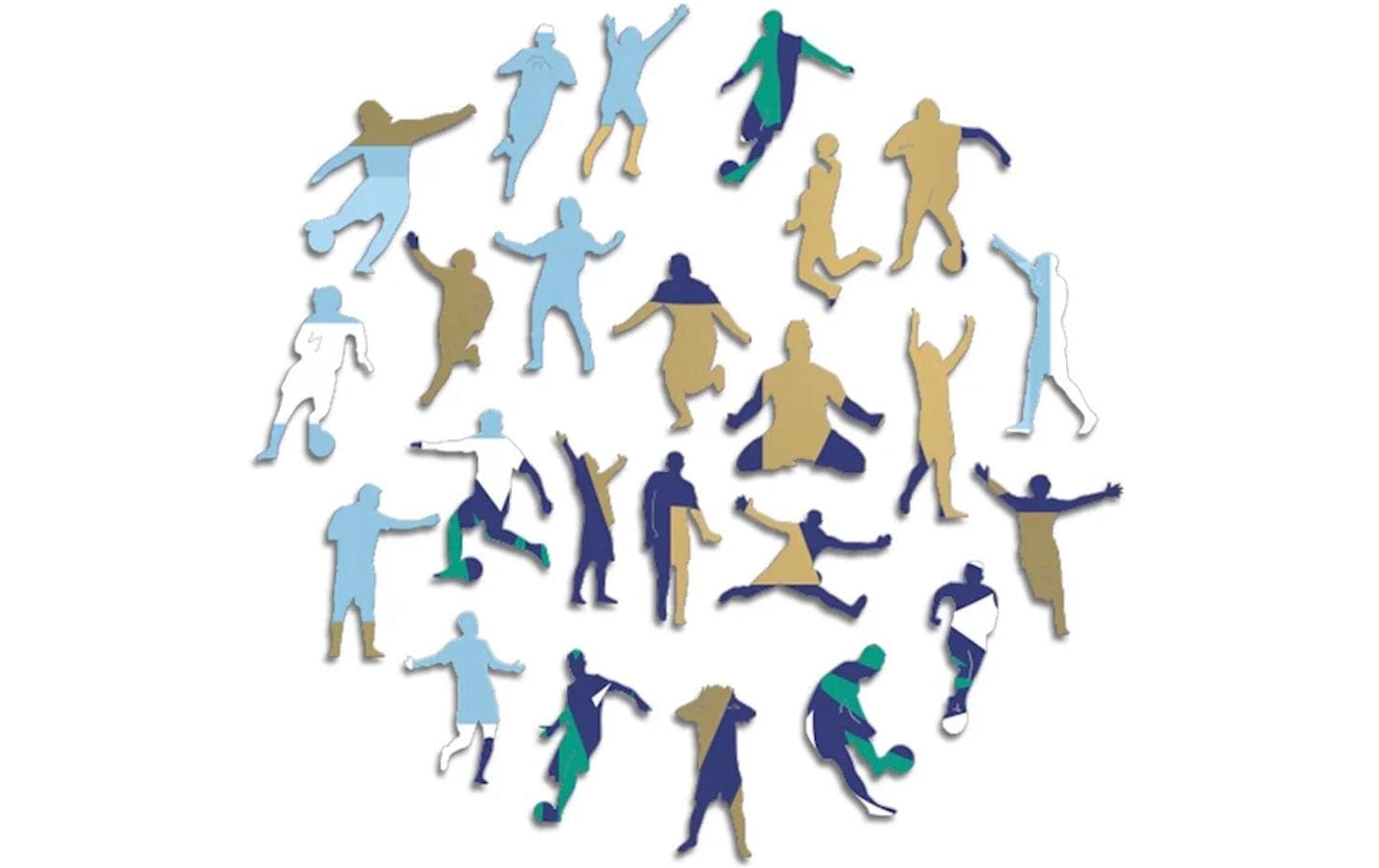 Puzzle »Iconic Nationalmanschaft Argentinien- Logo«, Holzart: Birke (Herkunftsland: China)