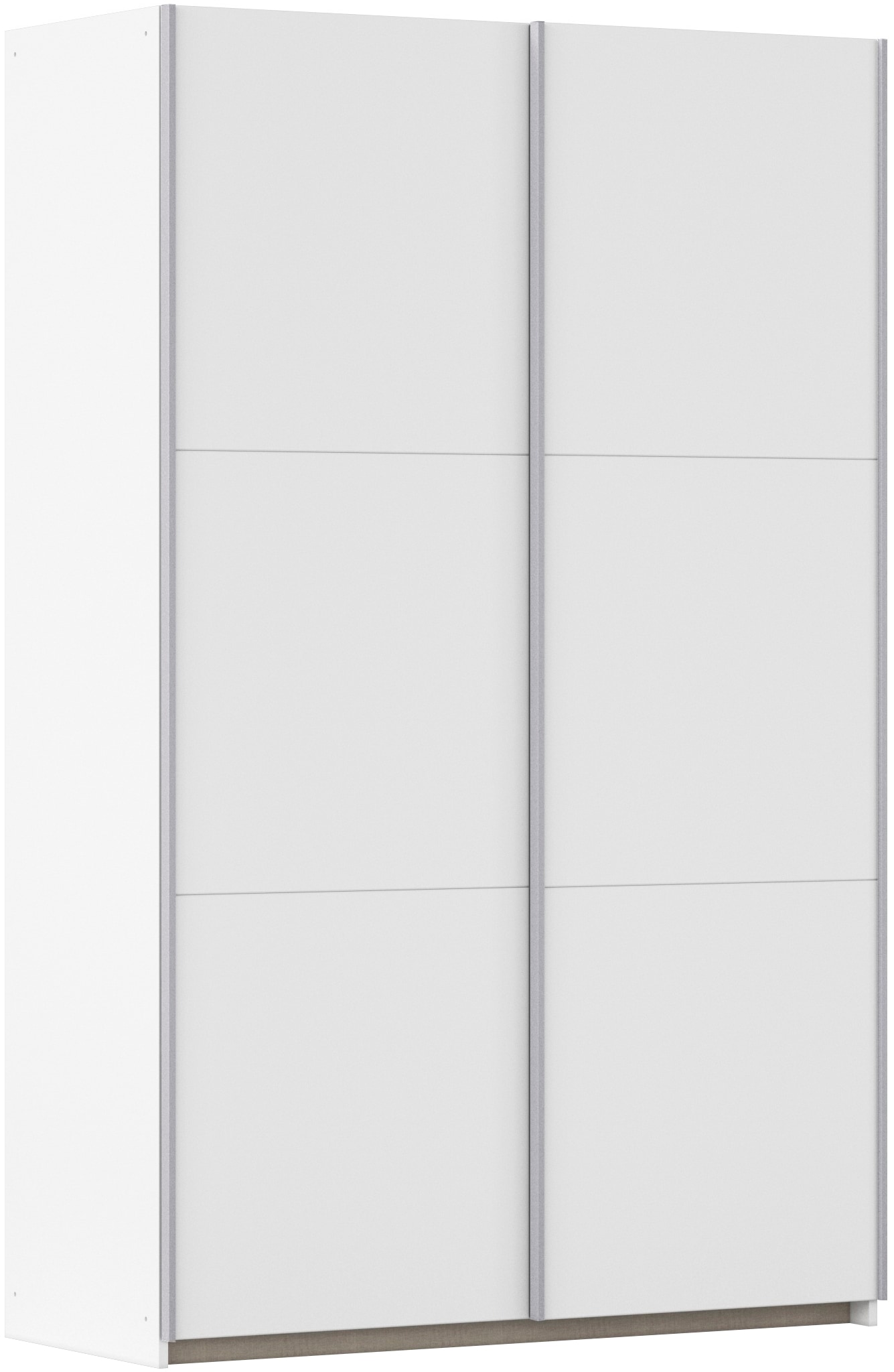 rauch Schwebetürenschrank "Kleiderschrank Drehtürenschrank Schrank Garderobe KRONACH" in 3 Ausstattungen BASIC/CLASSIC/PREMIUM, Breiten 131/175/218/261 cm, optional ohne, mit 1 oder 2 Spiegel, viel Stauraum MADE IN GERMANY