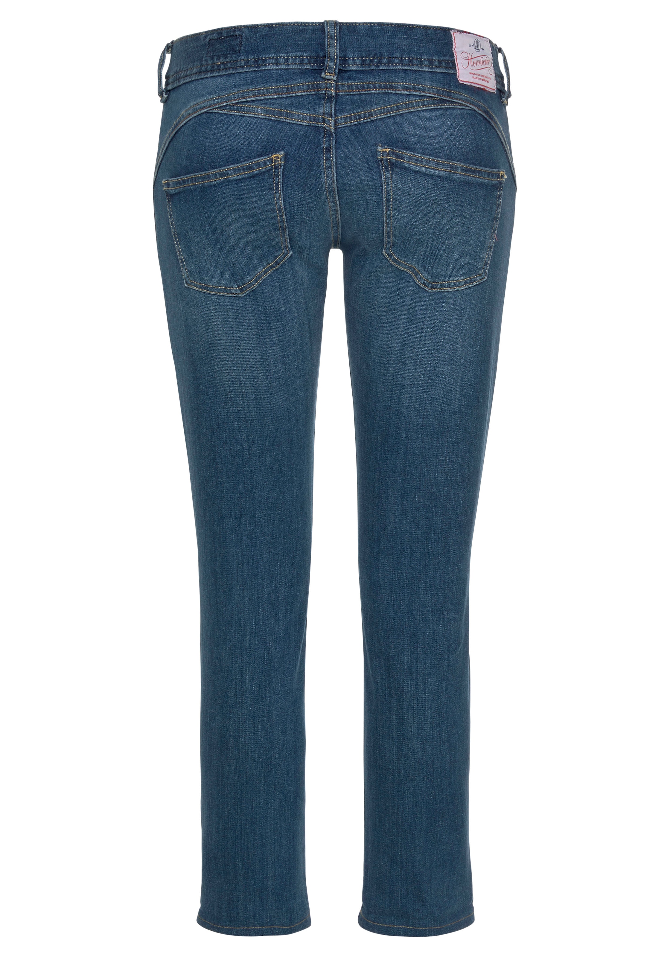 Herrlicher 7/8-Jeans »GINA CROPPED POWERSTRETCH«, mit seitlichem Keileinsatz
