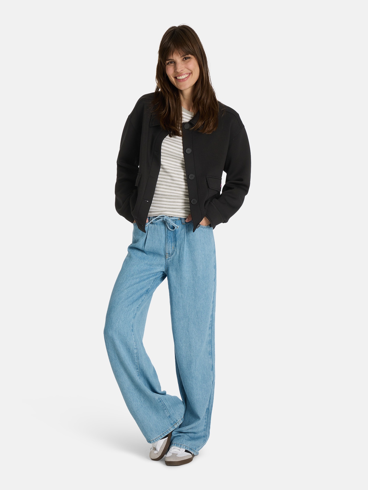 Lieblingsstück Hemdjacke »Mic«, gerade geschnitten, mit Knopfleiste