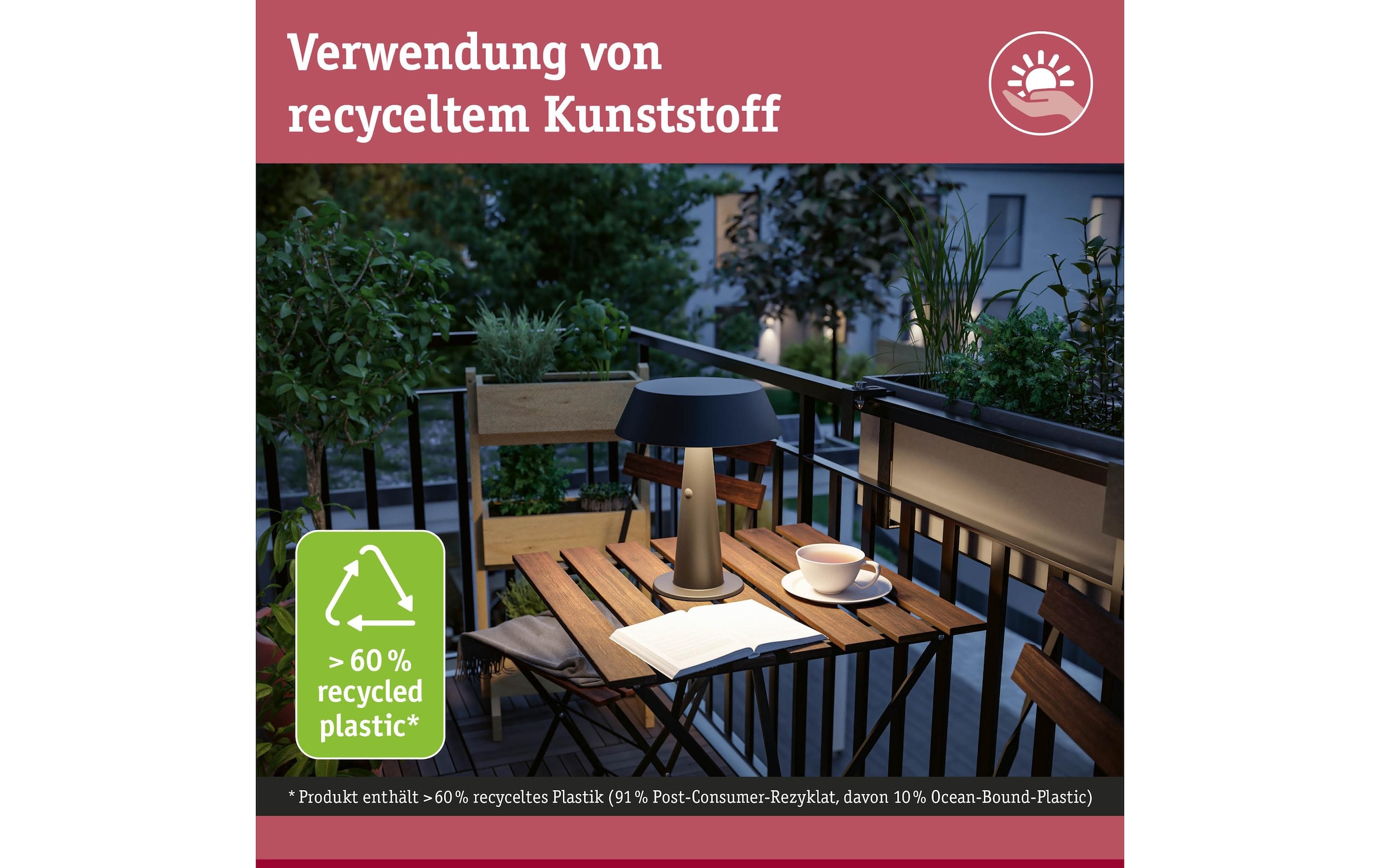 Paulmann Tischleuchte »Solar LED Soala«