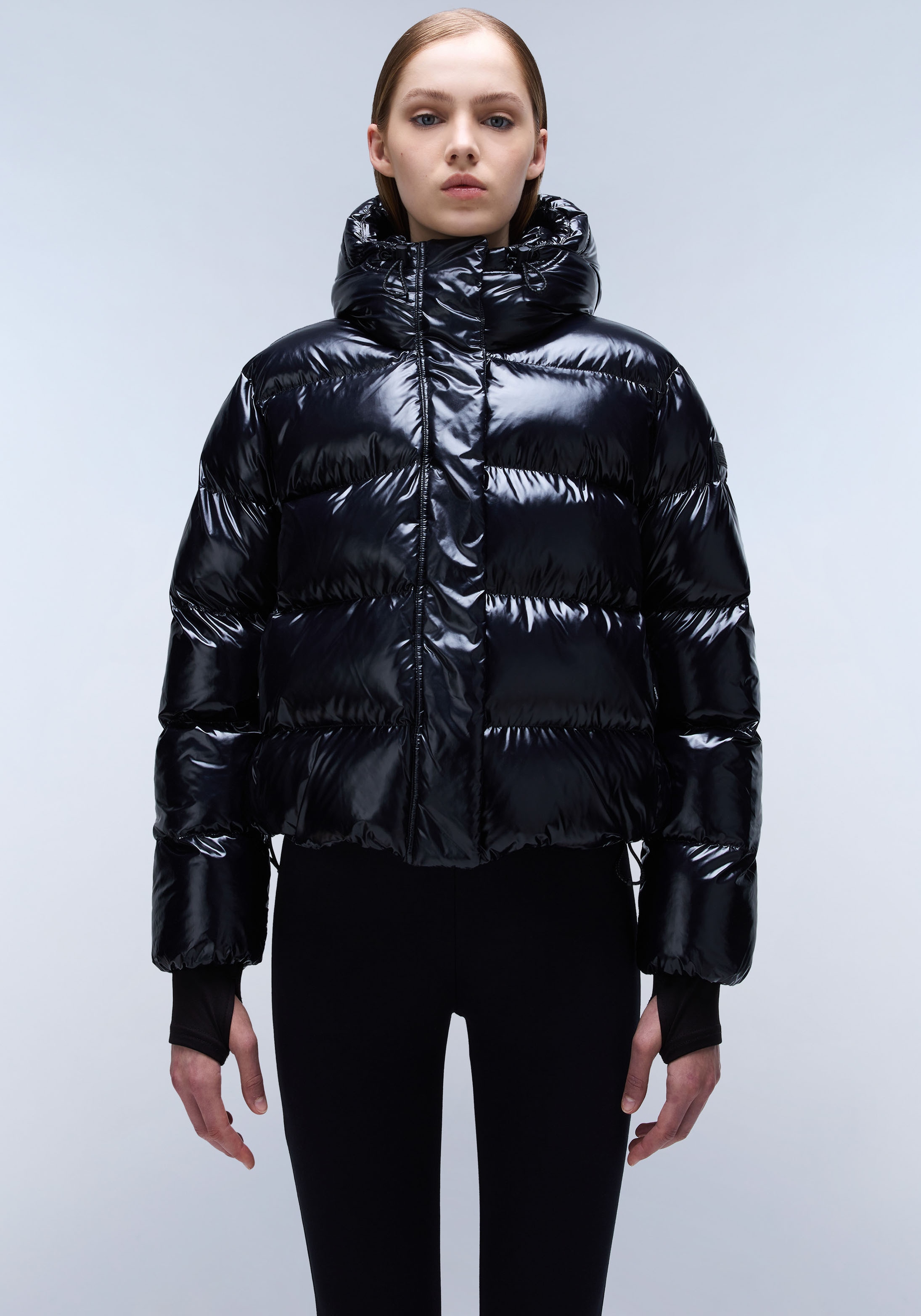 Napapijri Steppjacke »GLANE«, mit Kapuze, in glänzender Optik