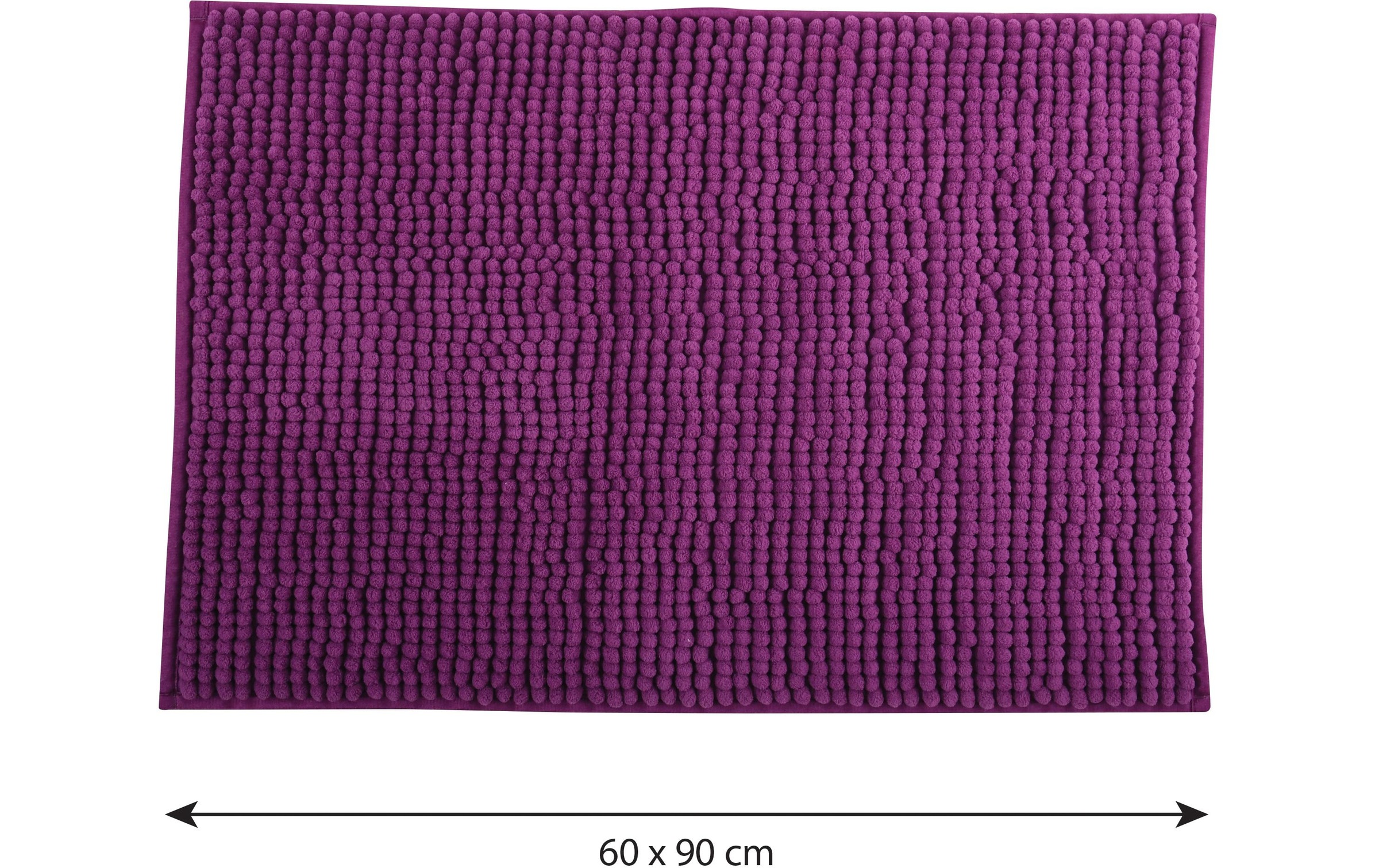 MSV Badematte »Chenille Violett«