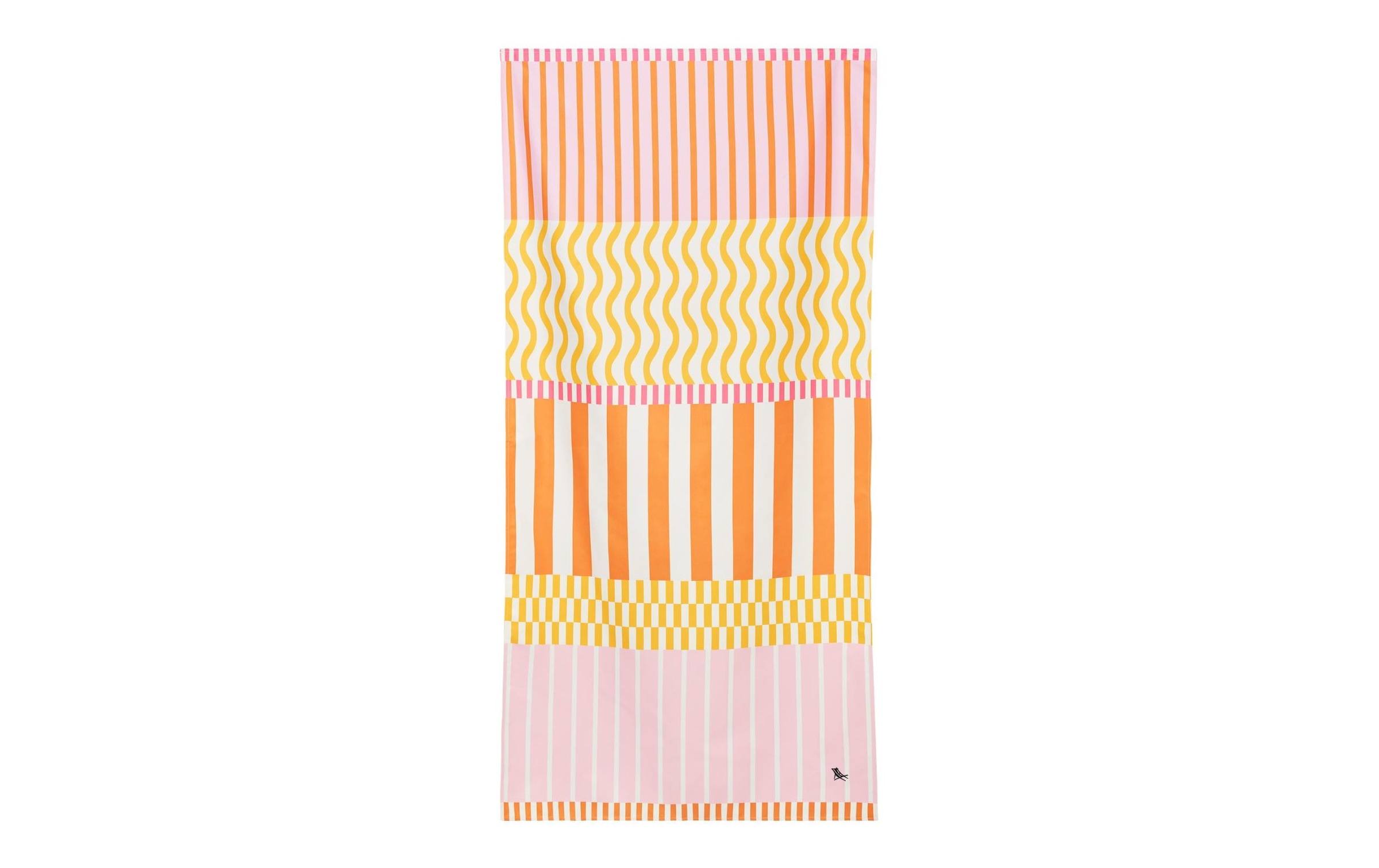 Strandtuch »Dock & Bay Lemonade Waves 200 cm x 90 cm«, (1 St.)