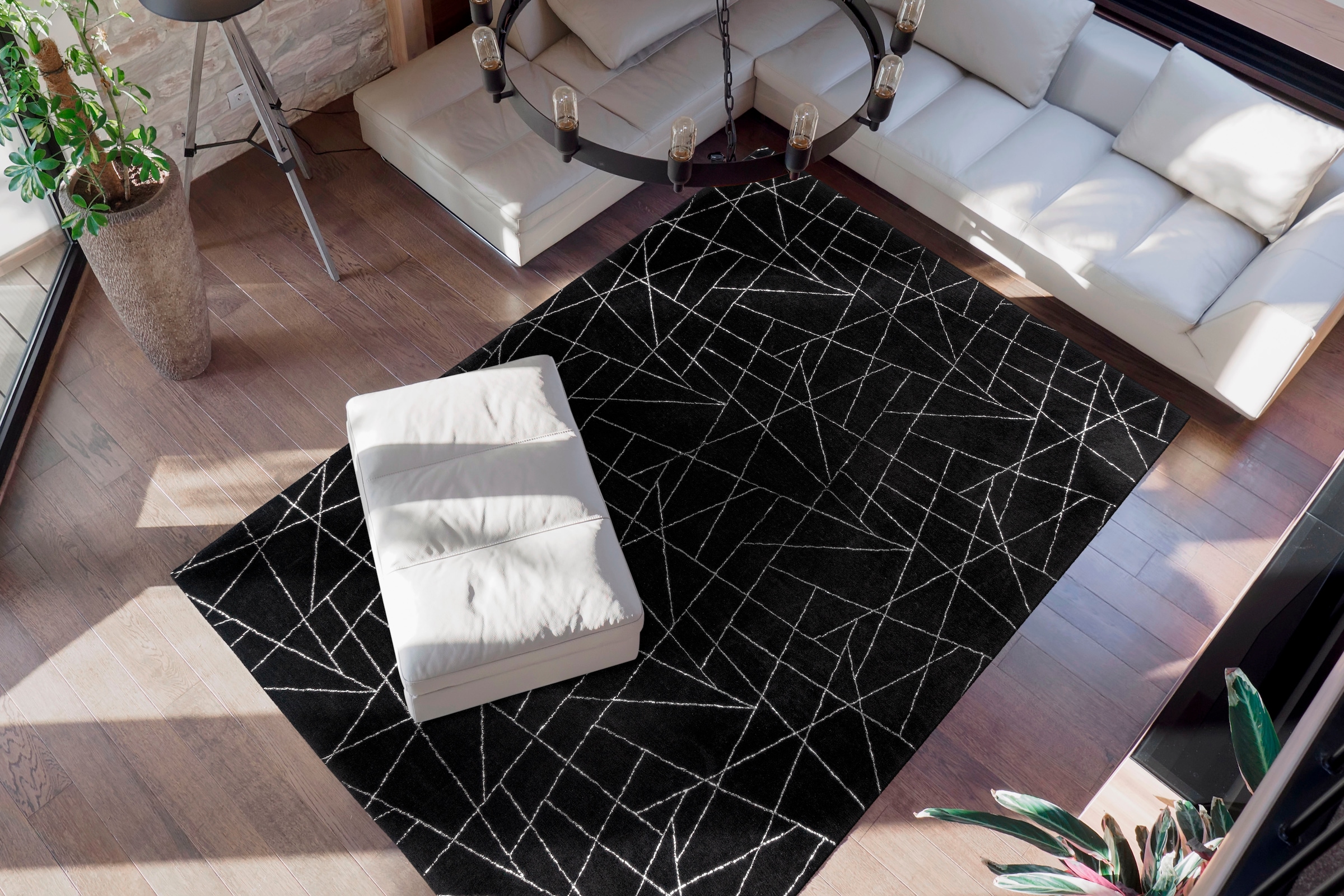 me gusta Teppich »Bijou 125«, rechteckig, 20 mm Höhe, Glanz Effekt, weicher Flor, Wohnzimmer, Schlafzimmer