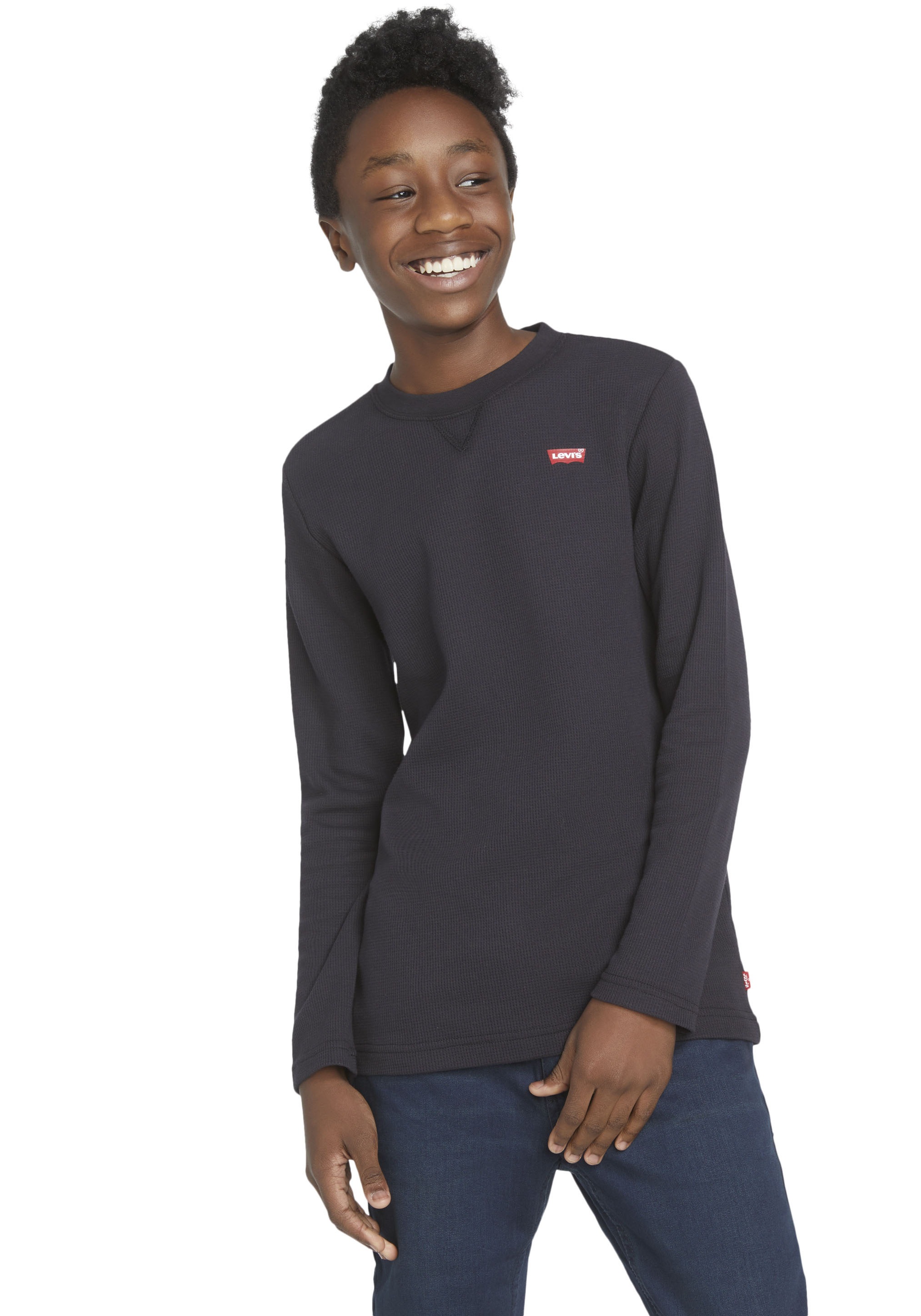 Levi's® Kids Langarmshirt »LS THERMAL TOP« mit Logo Stickerei for BOYS