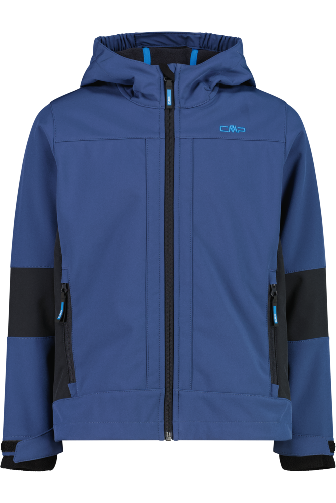 Cmp Infinity, Ant Softshelljacke "Kid Softshell Jacket Fix Hood" Mit Kapuze Mit Hoch Geschlossenem Ausschnitt, Elastisch, Atmungsaktiv