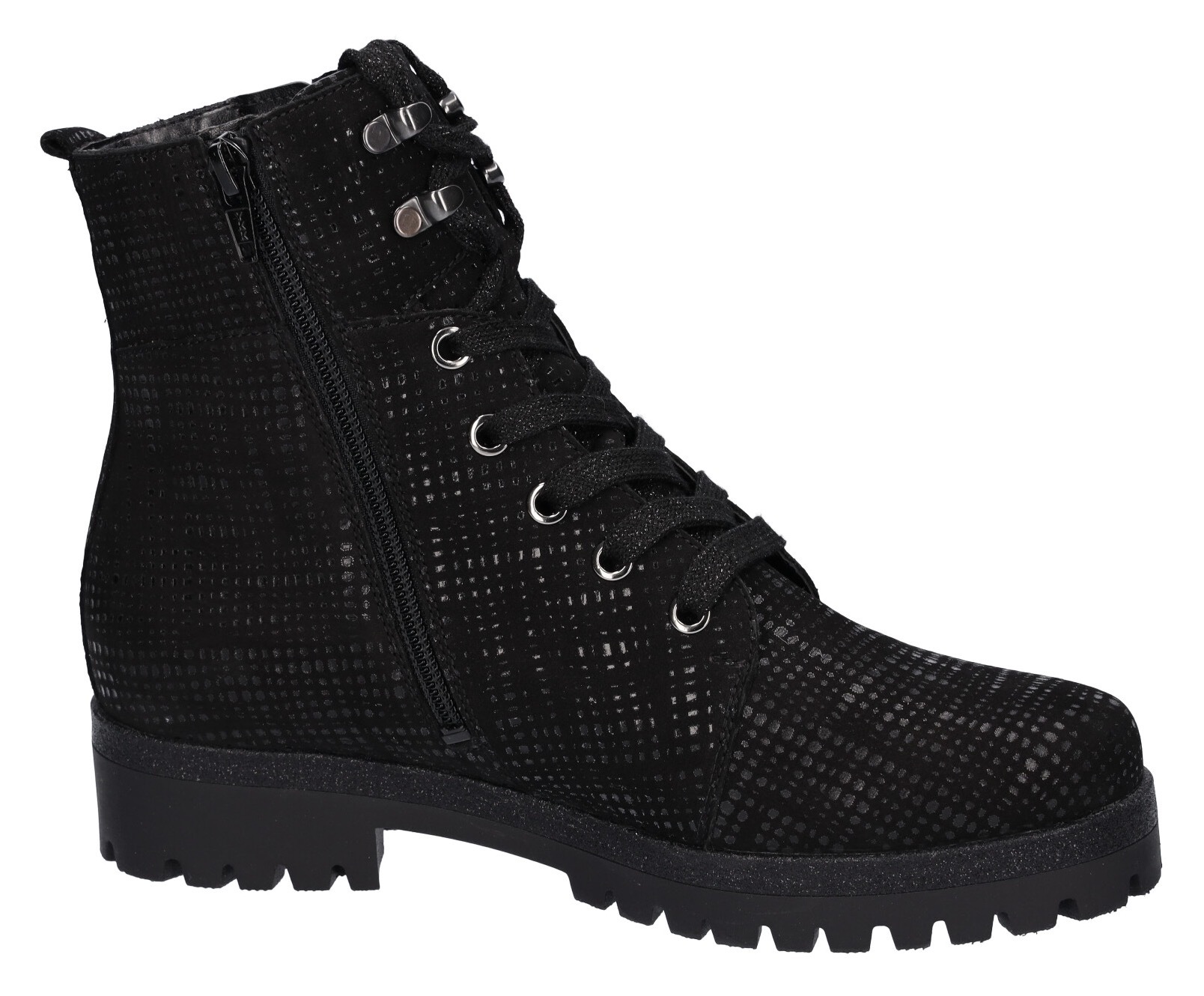 Waldläufer Schnürstiefelette »HANAKO«, Schnürboots, Komfortboots, mit zwei Reissverschlüsse, H-Weite
