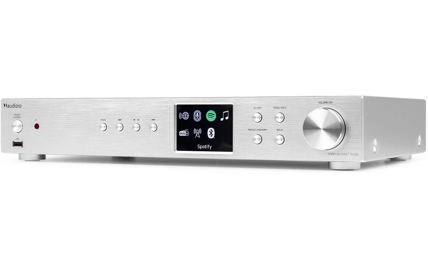 Internet-Radio »Audizio Adria Aluminium«, (Digitalradio (DAB+)-FM-Tuner-Internetradio)