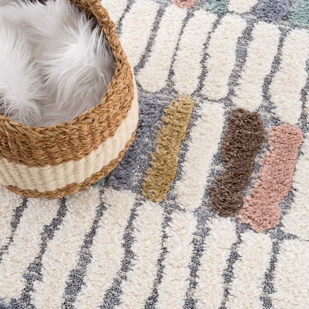 Carpet City Hochflor-Teppich »Focus 3032«, rechteckig, 20 mm Höhe, Läufer, Boho, Hochtief-Muster/ 3D-Effekt, für Wohnzimmer, Schlafzimmer