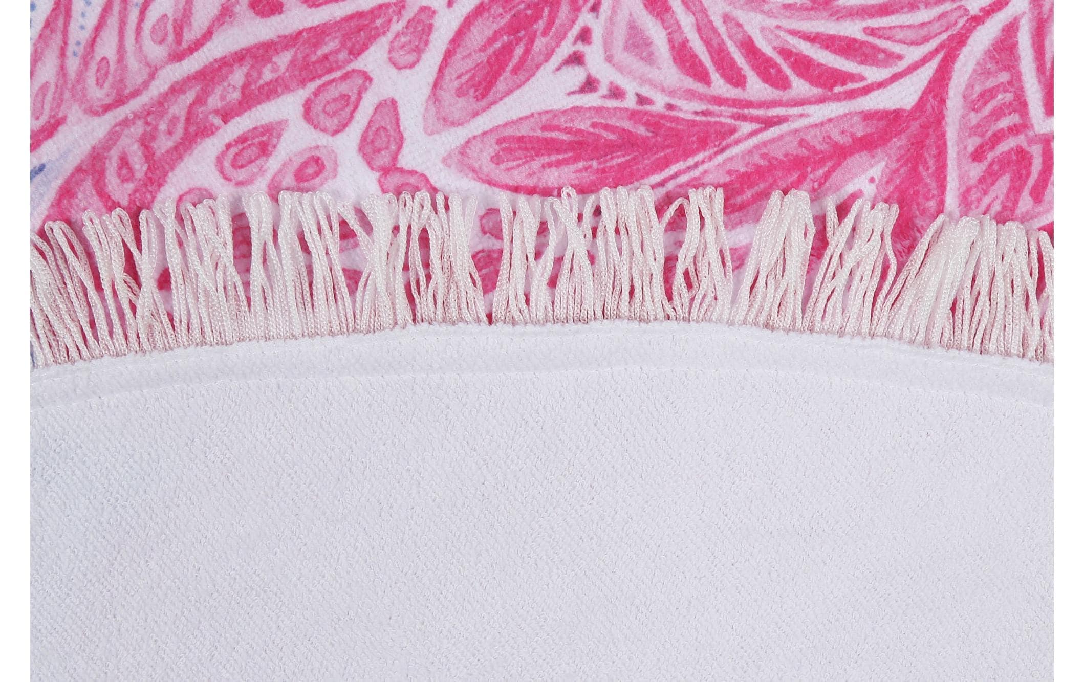 Strandtuch »Foutastic Circle Muster, Blau, Rosa«, (1 St.)