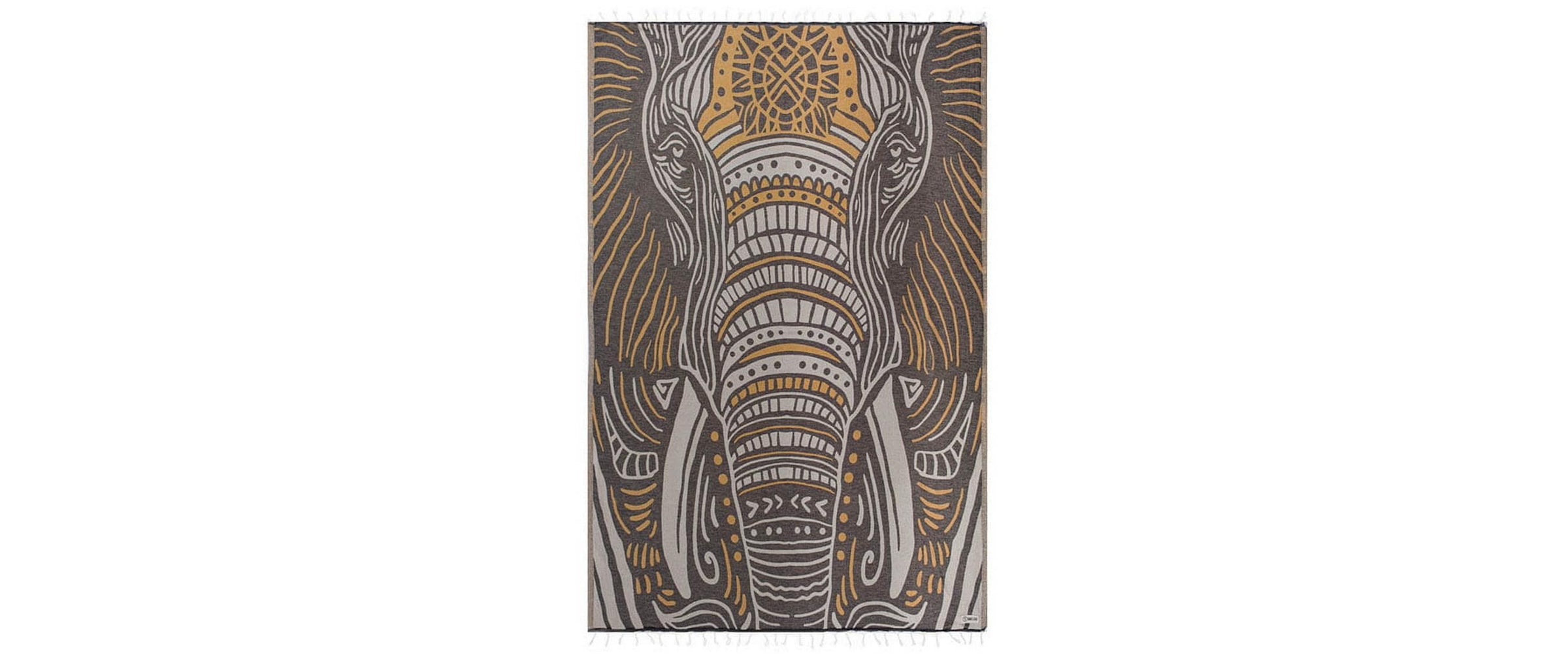 Strandtuch "Haushaltsware Thunder the Elephant 130 x 180 cm" schnelltrocknend