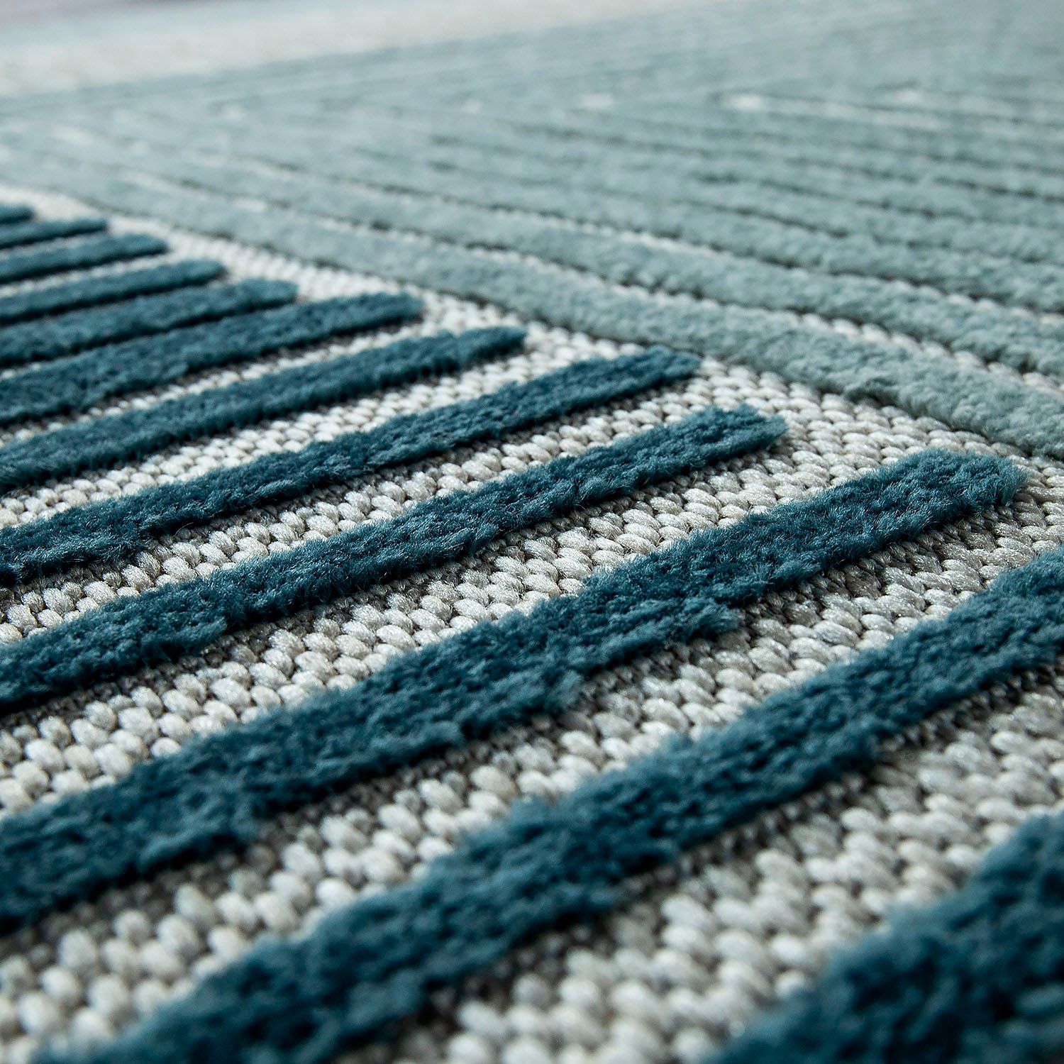 Paco Home Teppich »Stilo 850«, rechteckig, 12 mm Höhe, In- und Outdoor geeignet, Wohnzimmer
