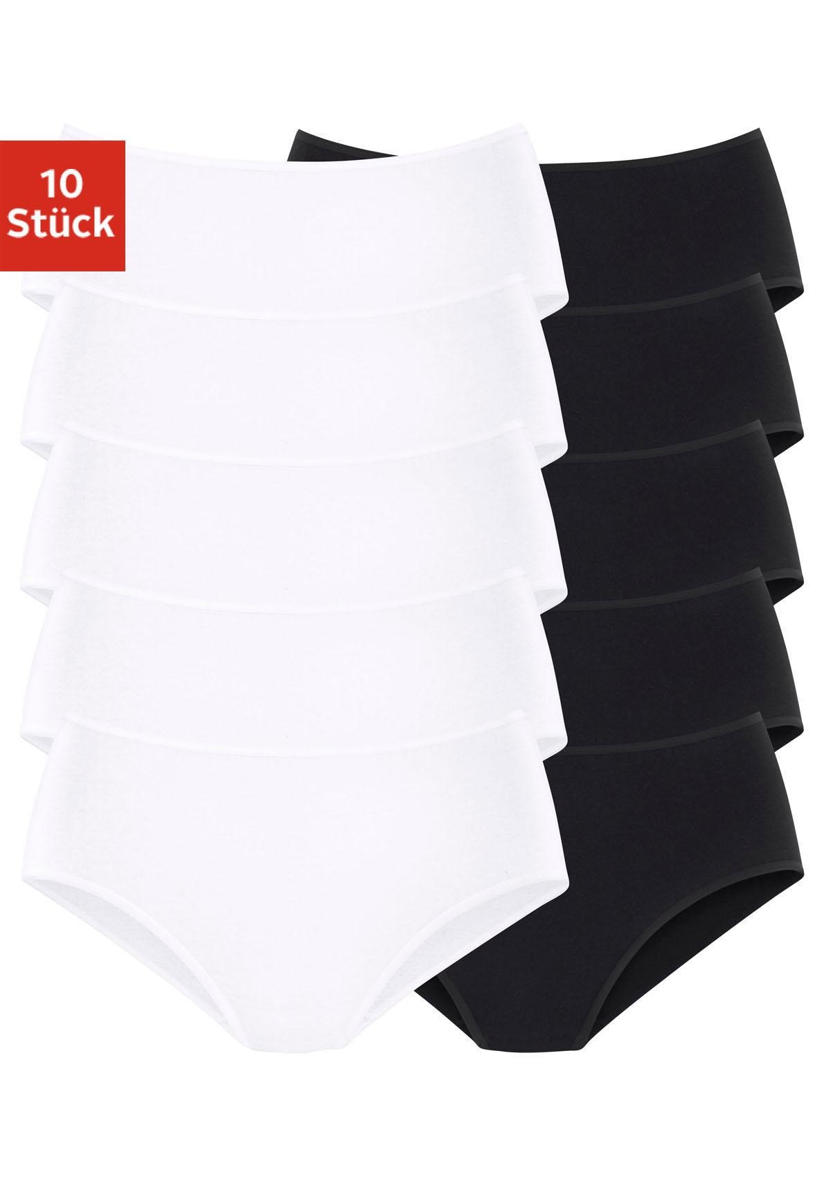 petite fleur Hüftslip 10er-Pack, aus elastischer Baumwolle