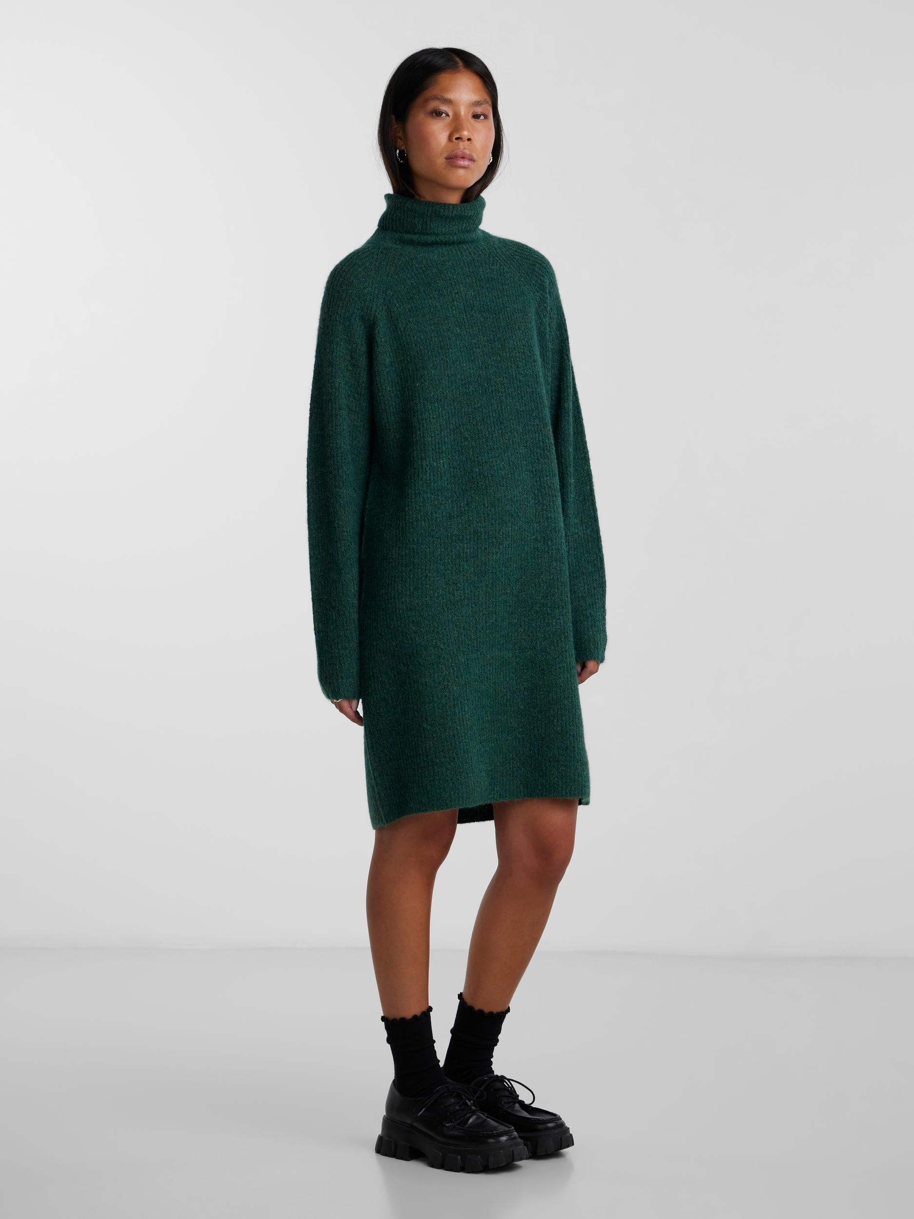 online | DRESS pieces Strickkleid LS BC« bestellen Jelmoli-Versand NECK »PCELLEN HIGH NOOS KNIT