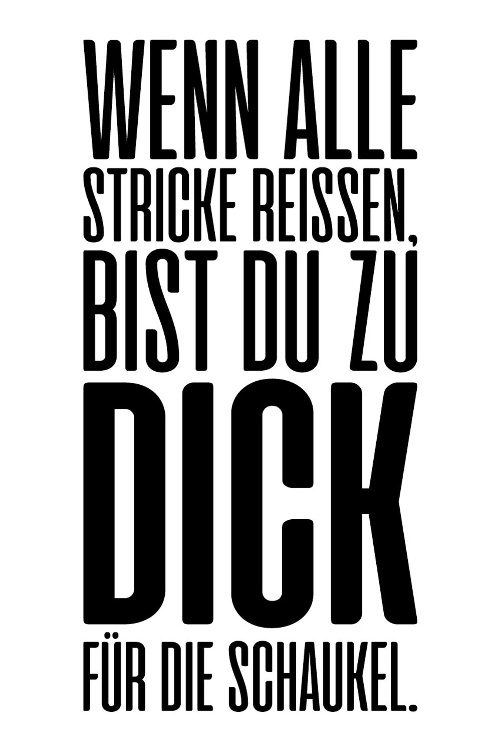 ❤ queence Wanddekoobjekt »Wenn alle Stricke reissen, ...«, Schriftzug auf  Stahlblech ordern im Jelmoli-Online Shop