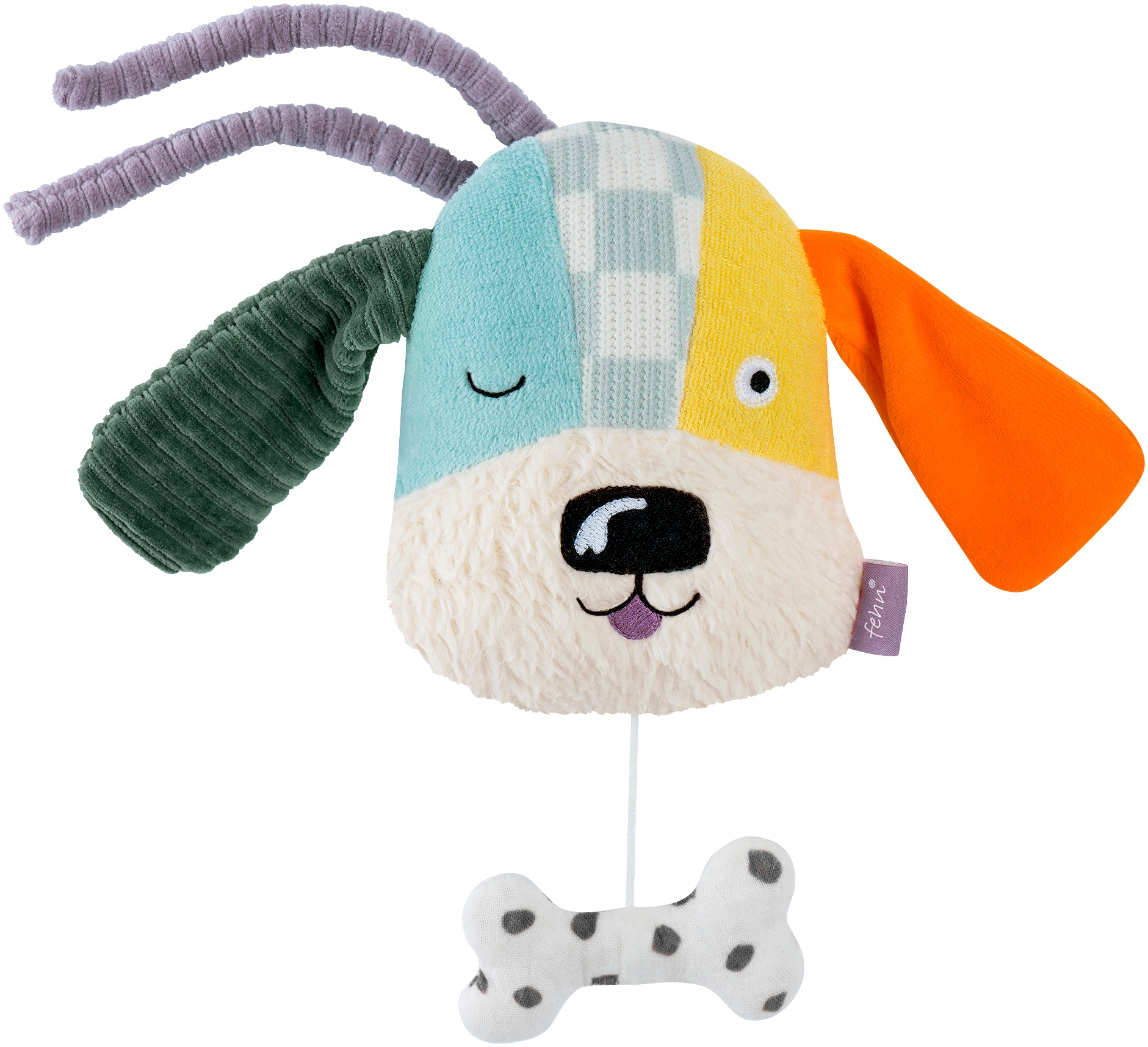 Fehn Spieluhr "Mini-Spieluhr Hund" Enthält Bio-Baumwolle
