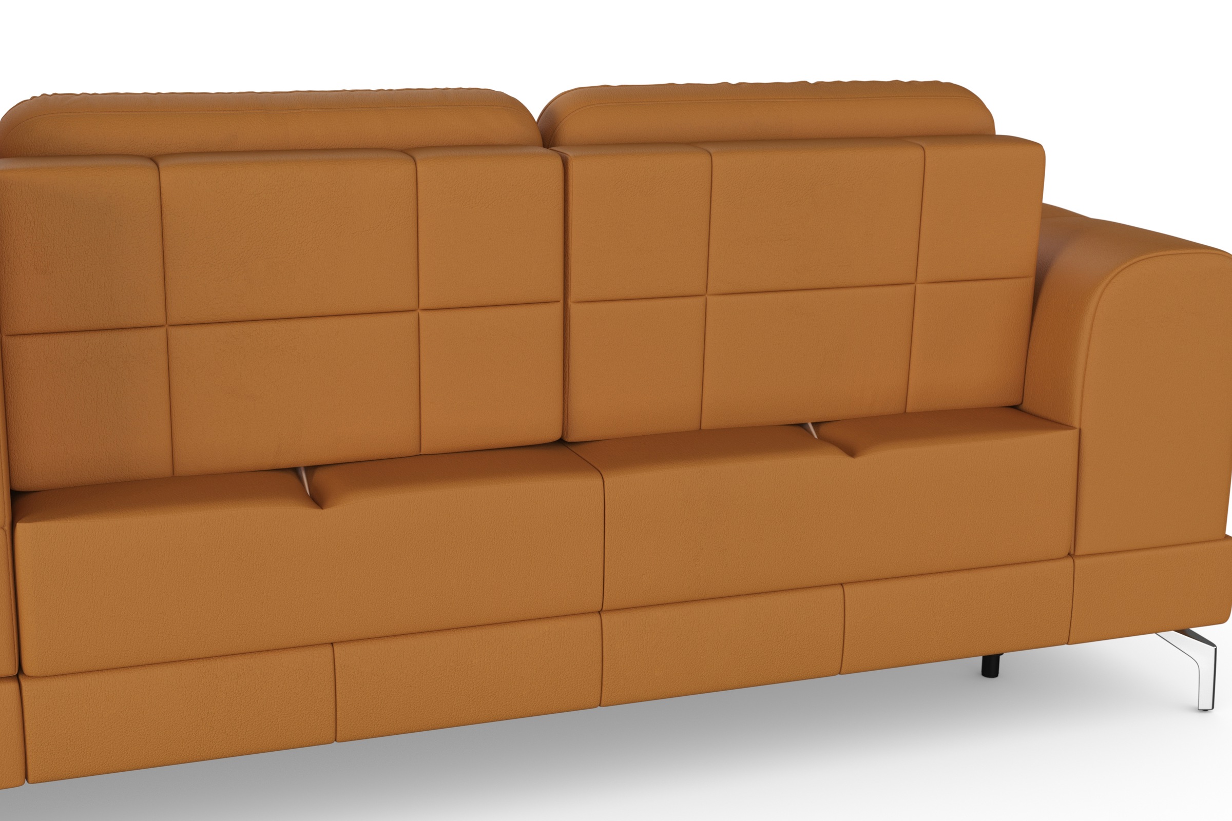sit&more Ecksofa »Bendigo L-Form«, inklusive Sitztiefenverstellung, Bodenfreiheit 12 cm, in 2 Fussfarben