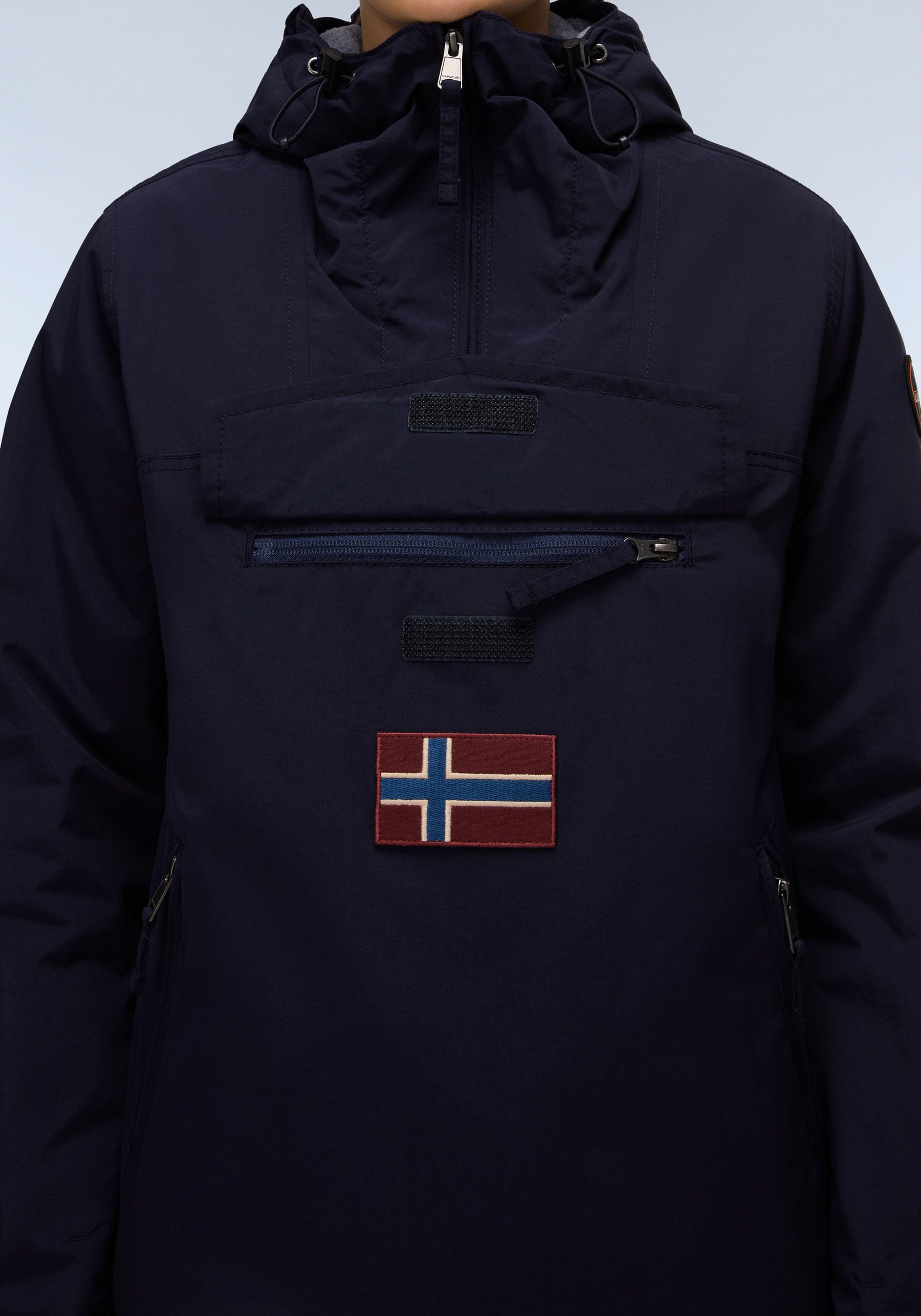 Napapijri Funktionsjacke »RAINFOREST«, mit Kapuze, Regular fit mit Kapuze und Kängurutasche
