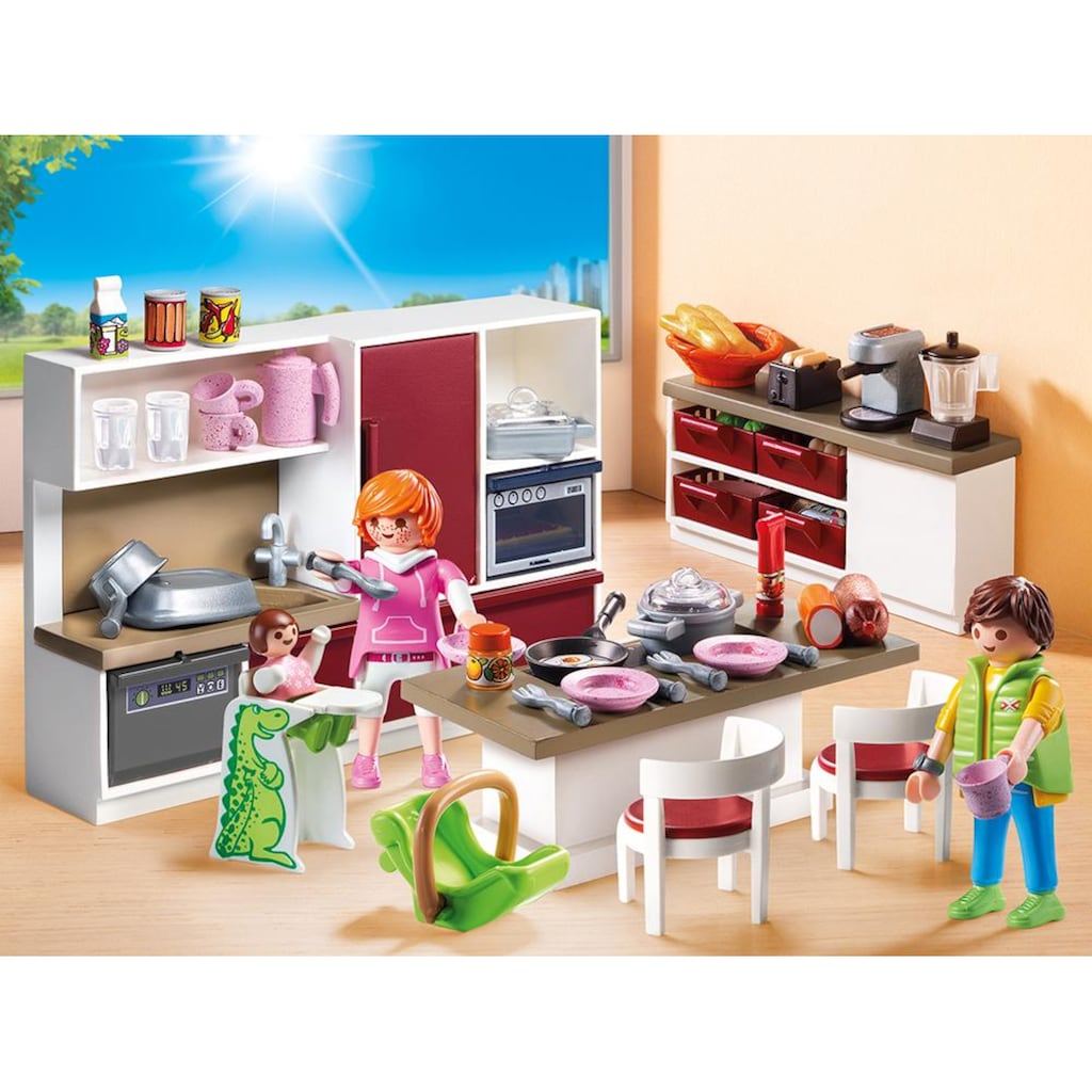 Playmobil® Konstruktions-Spielset »Grosse Familienküche (9269), City Life«