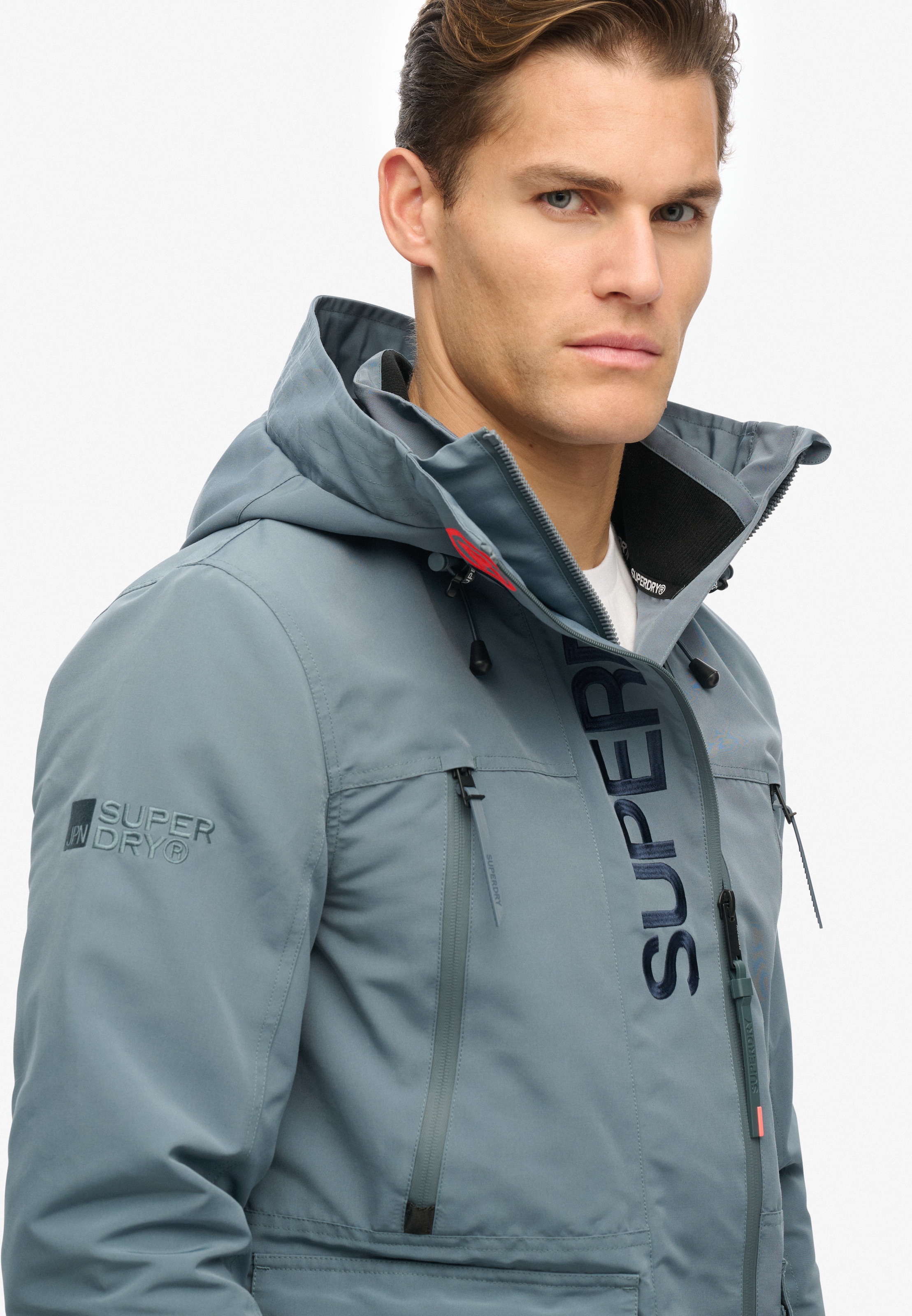 Superdry Outdoorjacke »HOOD ULTIMATE EMB WINDBREAKER«, ohne Kapuze