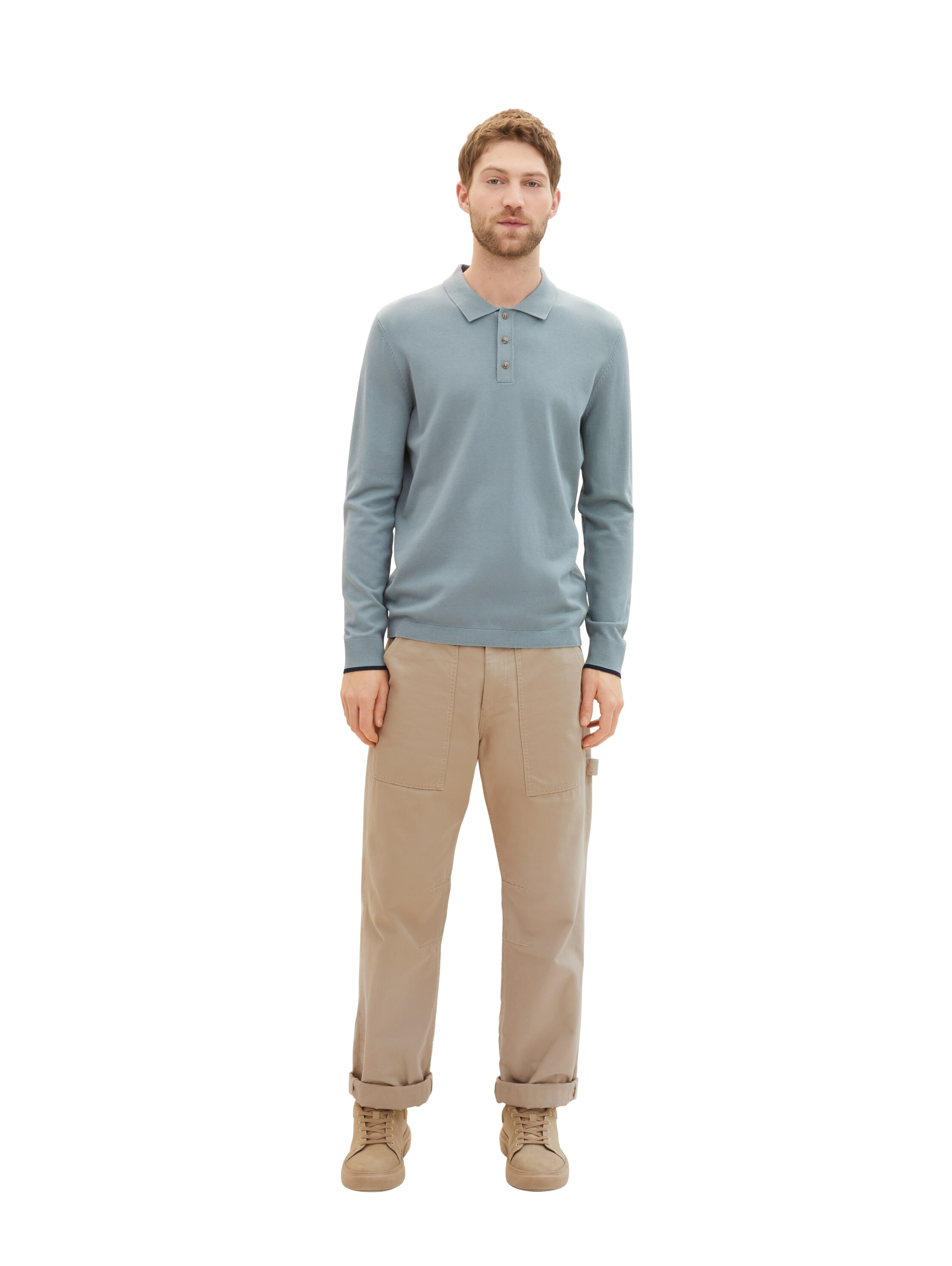 TOM TAILOR Polokragenpullover, mit LENZING(TM) ECOVERO(TM)