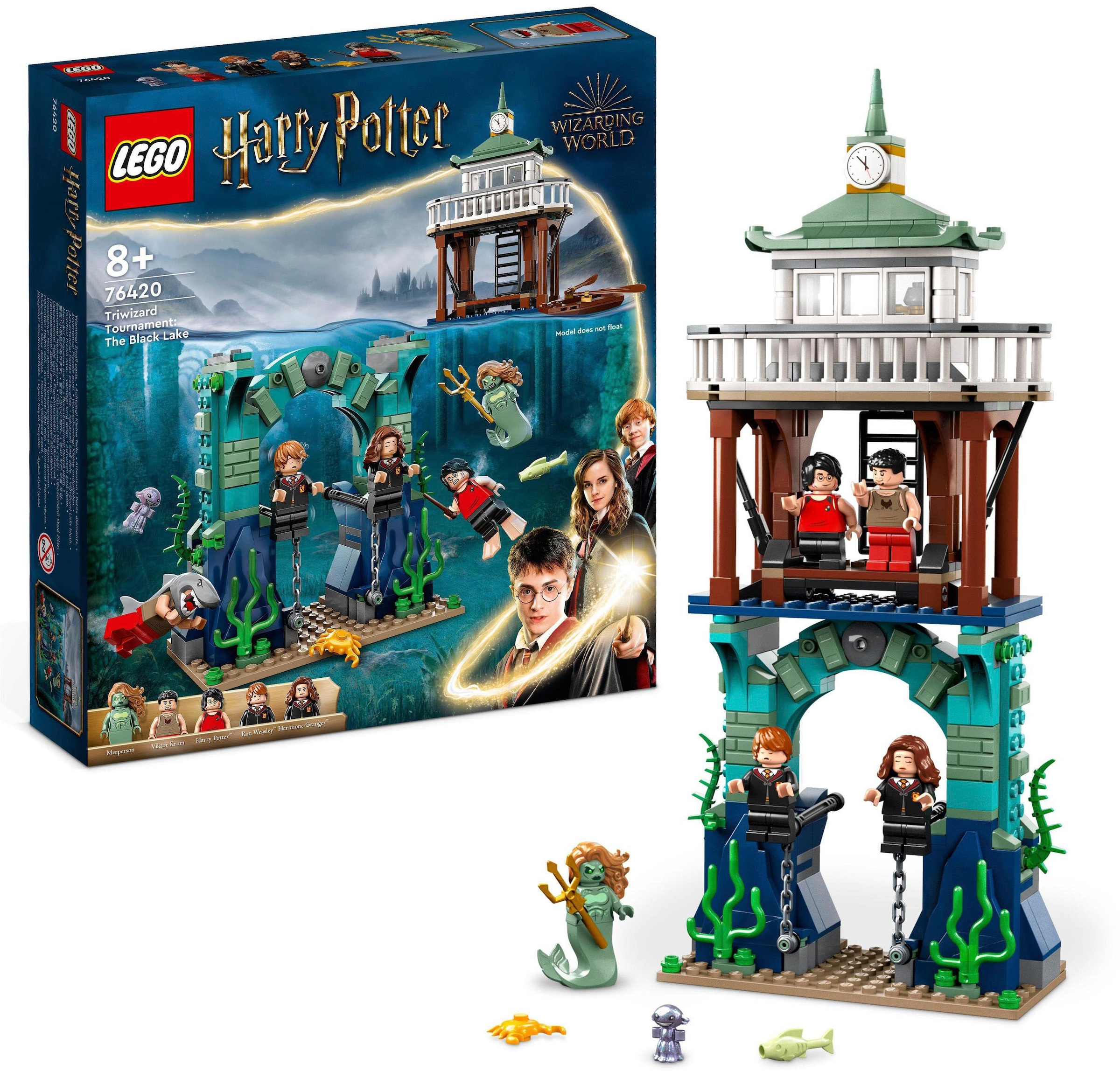 Konstruktionsspielsteine »Trimagisches Turnier: Der Schwarze See (76420), LEGO® Harry...