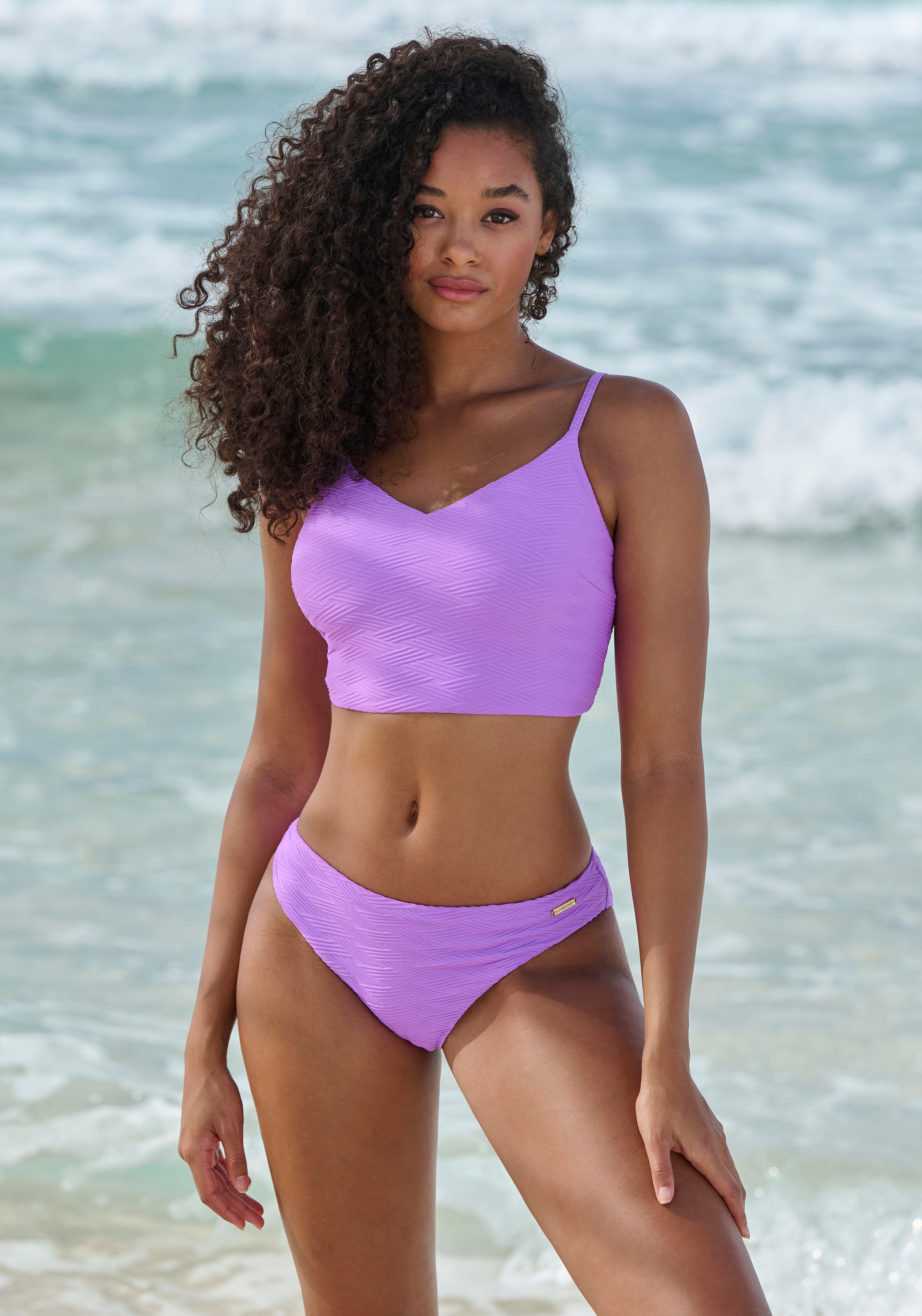 Sunseeker Crop-Bikini-Top »Loretta«, mit Strukturmuster