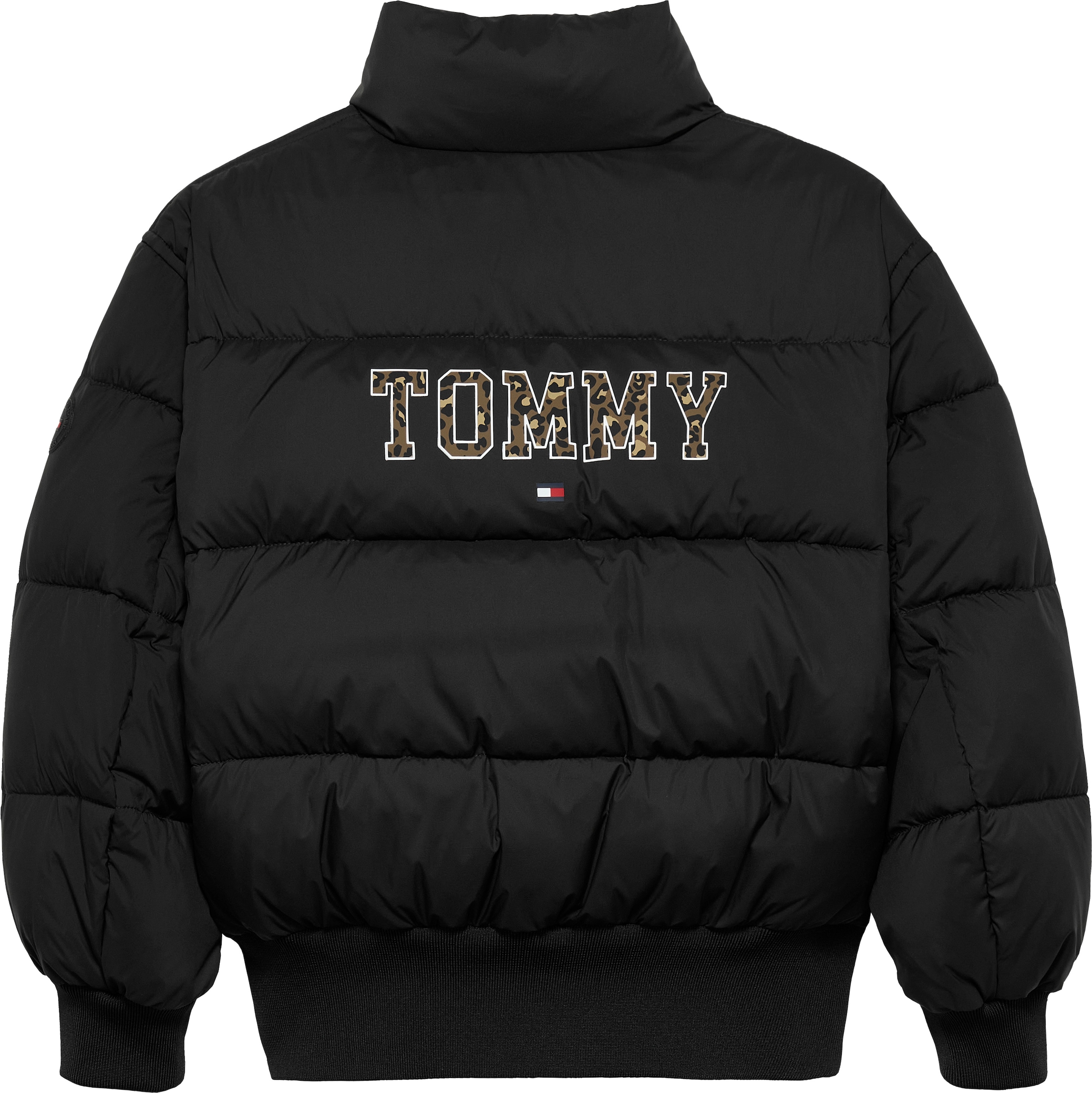 Tommy Hilfiger Wendejacke »REVERSIBLE STRIPE PUFFER BOMBER«, ohne Kapuze, Kinder bis 16 Jahre