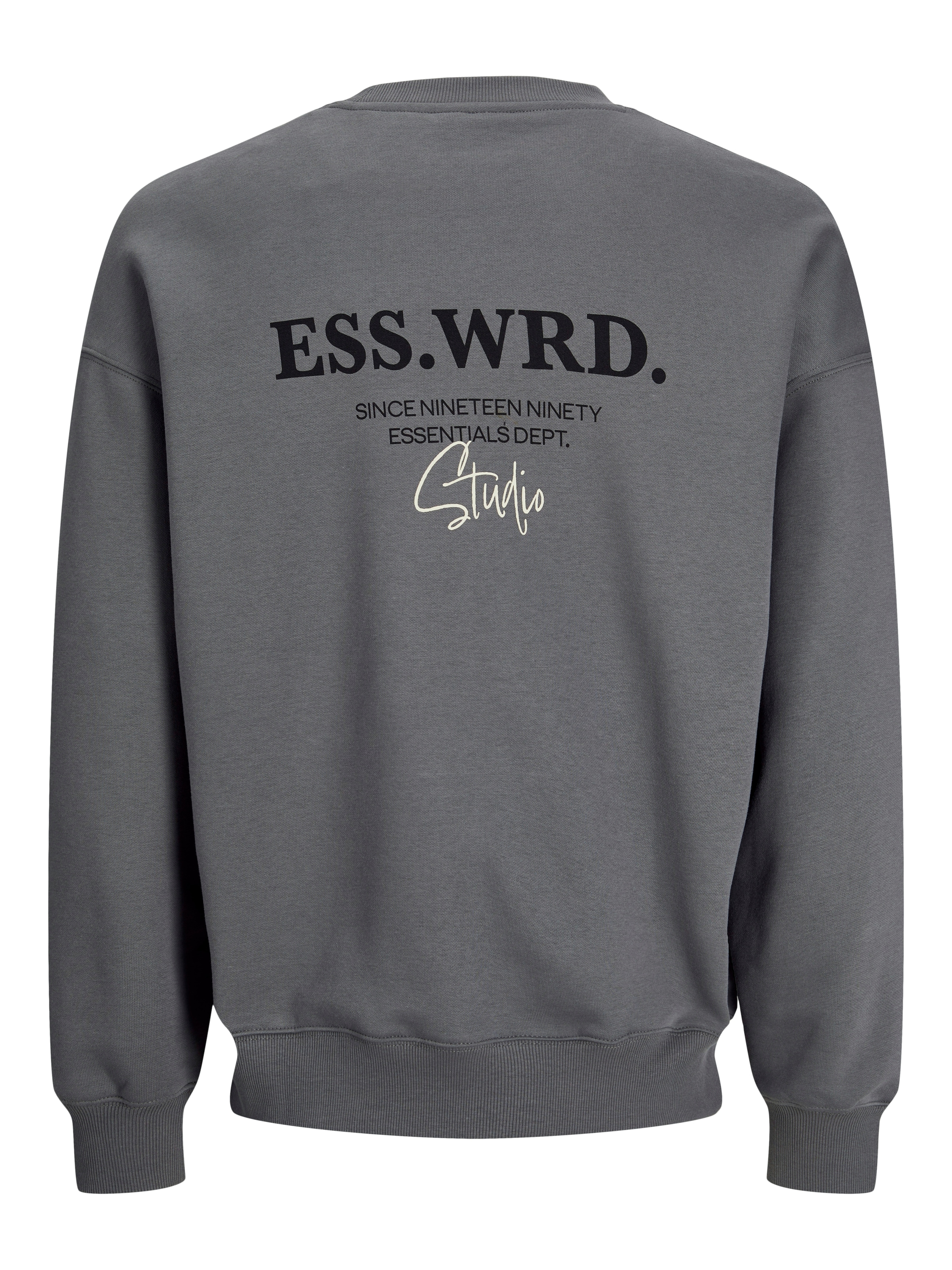Jack & Jones Sweatshirt »JJEURBAN EDGE STUDIO SWEAT CREW NOOS«, mit Front und Back Print