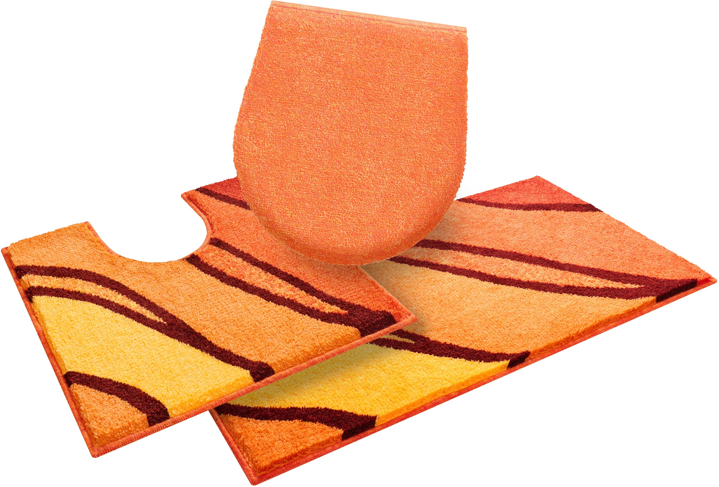 Grund Badematte »Belize, Badvorleger, Badezimmer Teppich, sehr weich«, rutschhemmend beschichtet, schnell trocknend-fussbodenheizungsgeeignet, weiche Haptik, auch als 3 teiliges Set erhältlich, Made in Europe