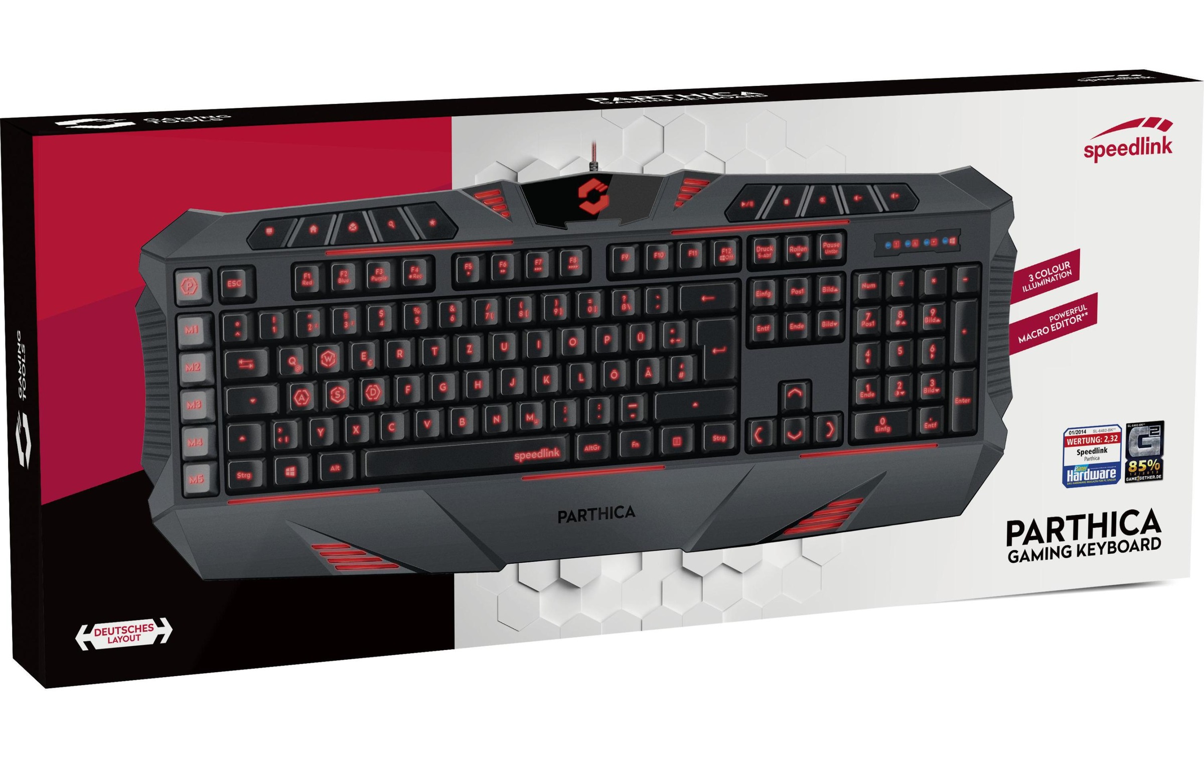 Speedlink Gaming-Tastatur »Parthica«, (Ziffernblock)