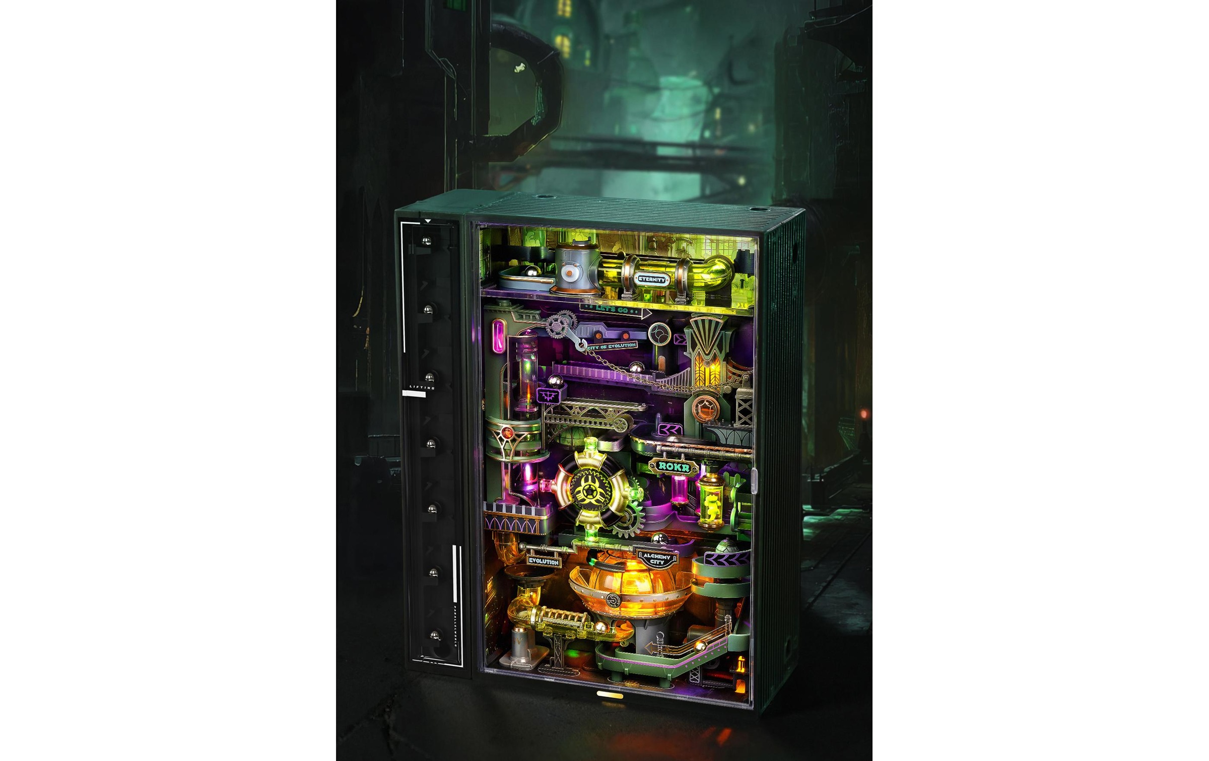 Modellbausatz "Rolife Alchemy City Mechanischer Holzmodellbausatz" 247 Stk. tlg.