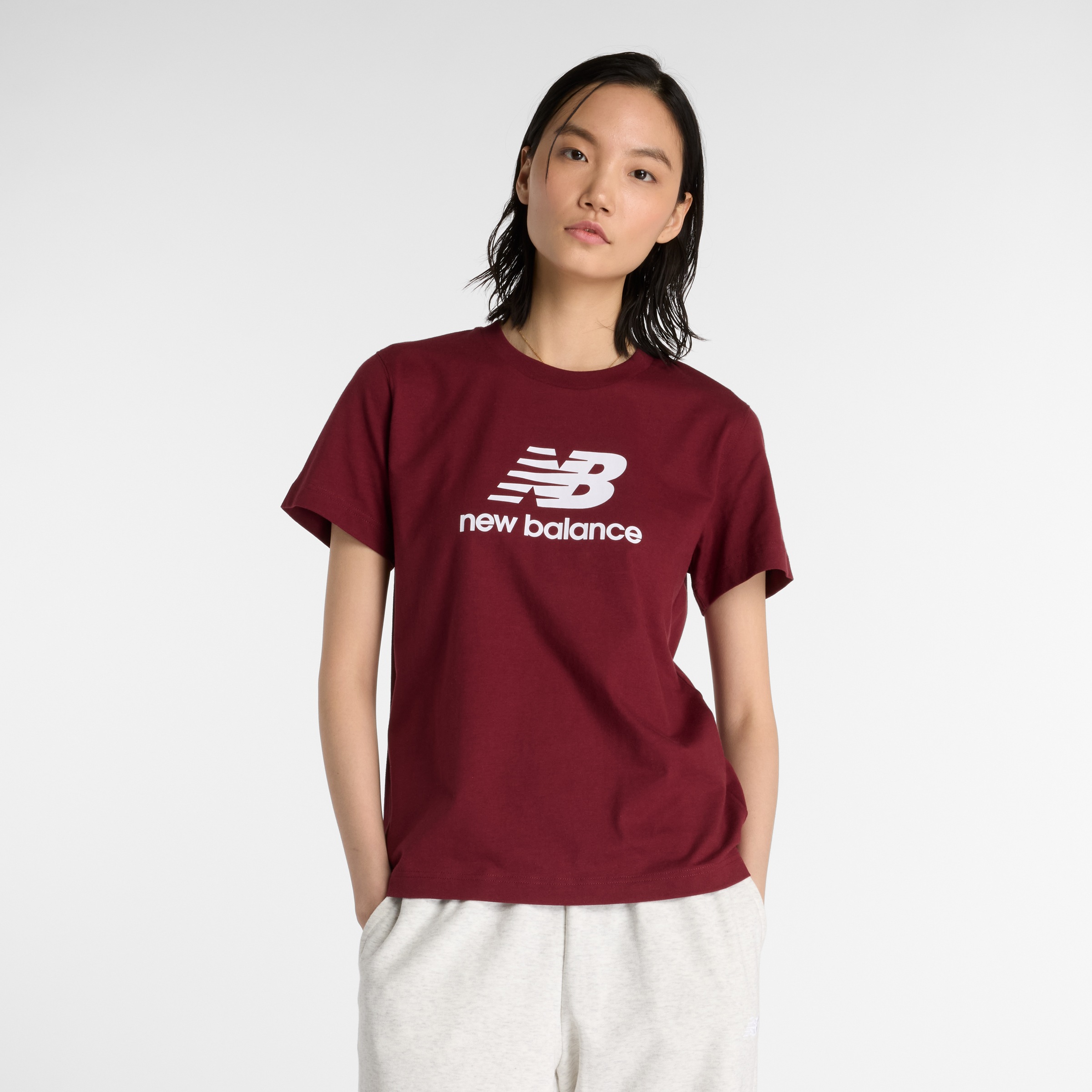 New Balance T-Shirt »SPORT ESSENTIALS JERSEY LOGO T-SHIRT« 1 tlg.