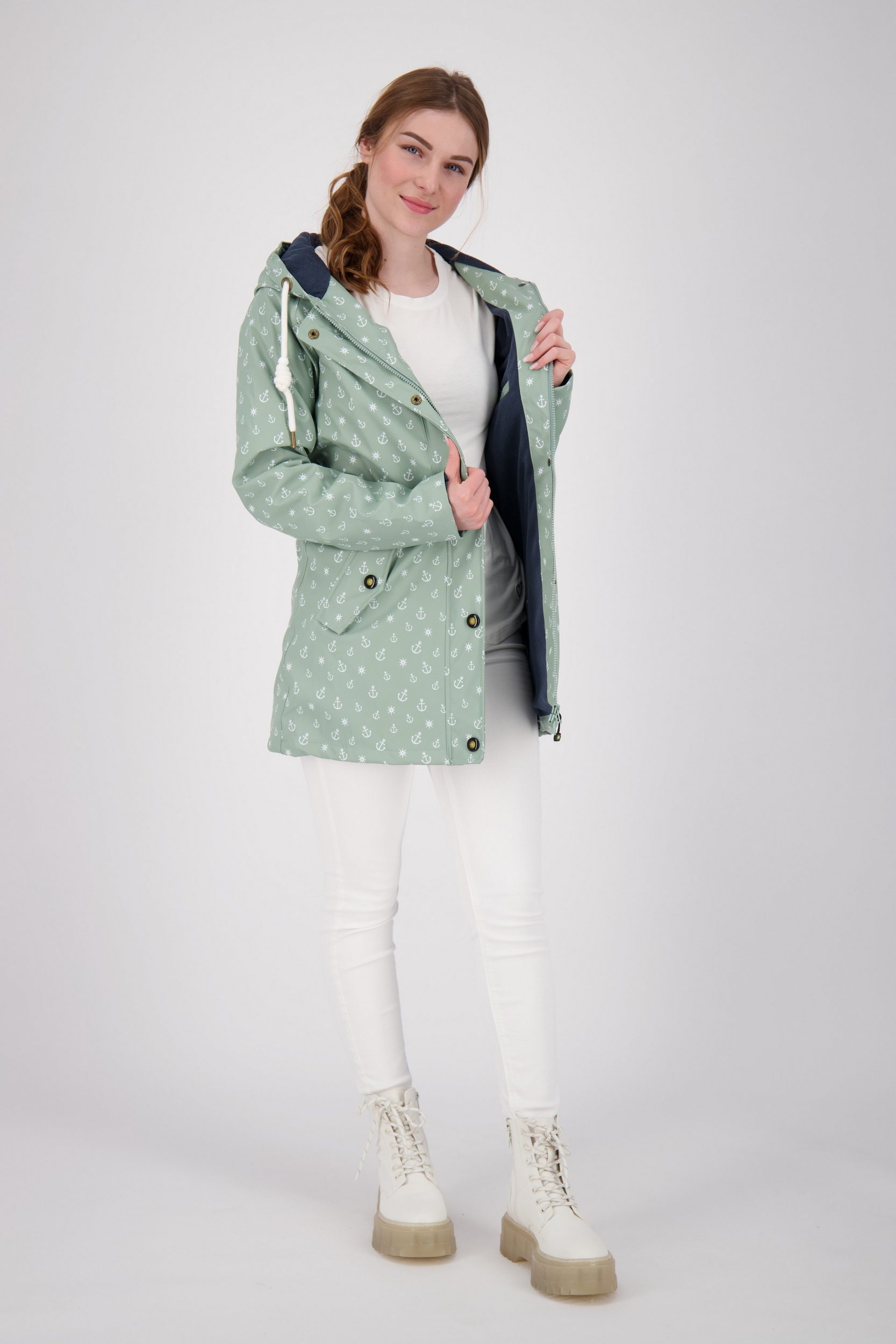 ankerglut Regenjacke »Friesennerz HALIFAX ANCHOR WOMEN« auch in Grossen Grössen erhältlich