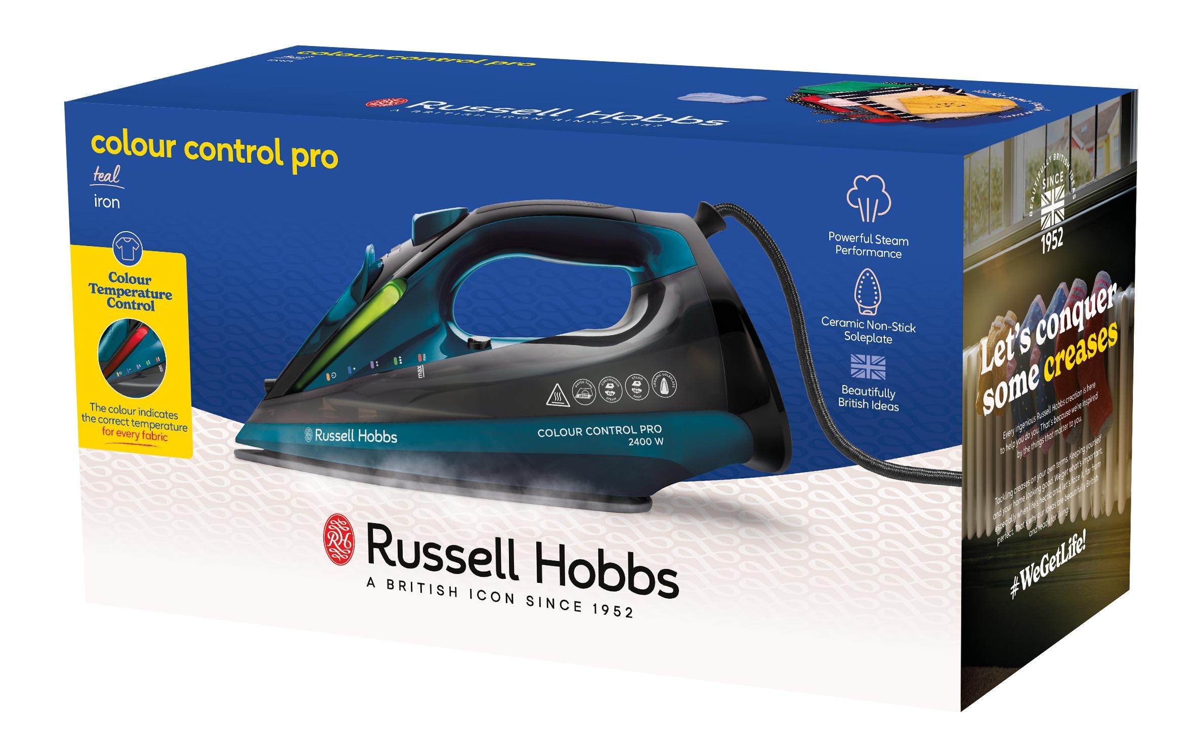 RUSSELL HOBBS Dampfbügeleisen »Colour Control Pro«, 2400 W