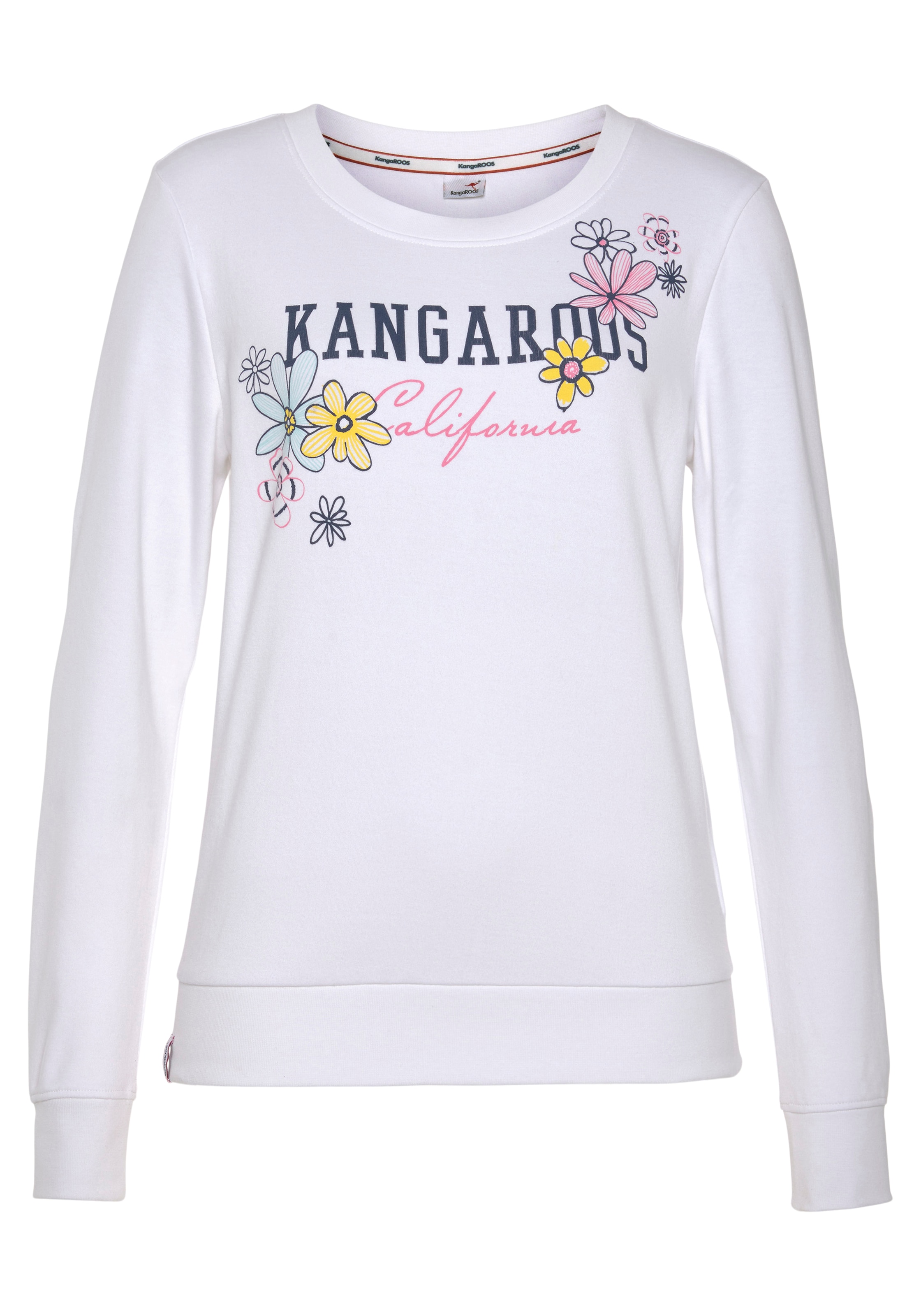 KangaROOS Sweatshirt, mit grossem Label Print - NEUE-KOLLEKTION