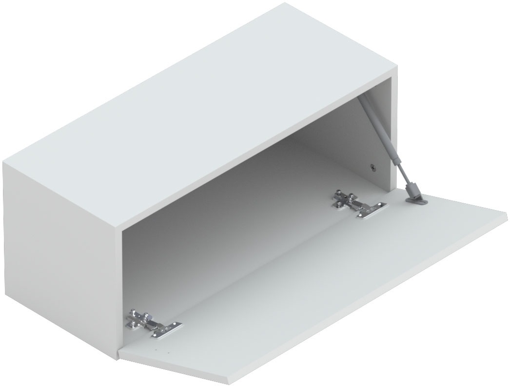 INOSIGN Hängevitrine »Infinity Breite 69 cm, Höhe 29 cm, Hängeschrank mit 1 Klappe,«, Wandschrank waagerecht zu hängen, verschiedene Farben