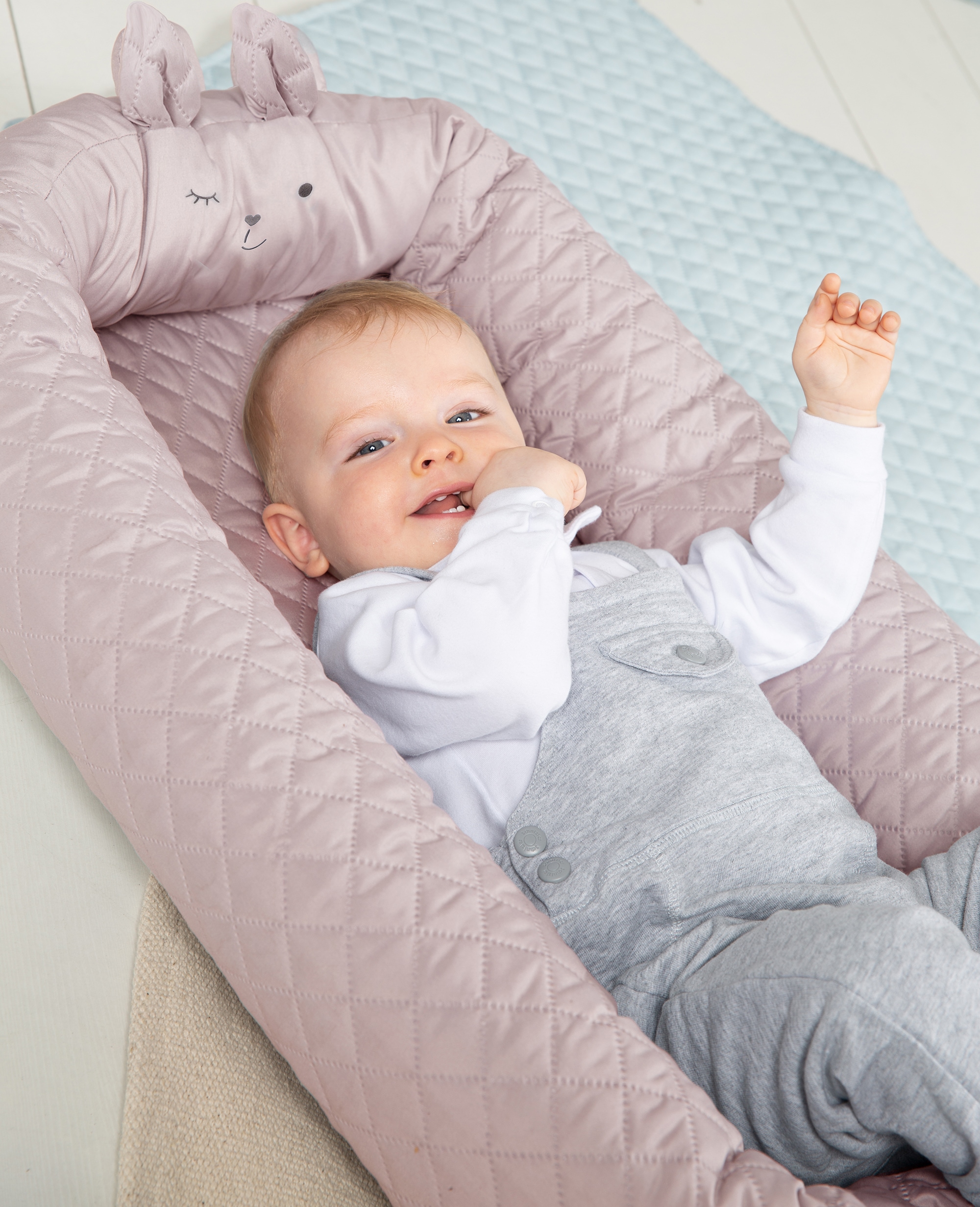 roba® Kuschelnest »Babylounge, roba style, Lily, rosa«, 3in1