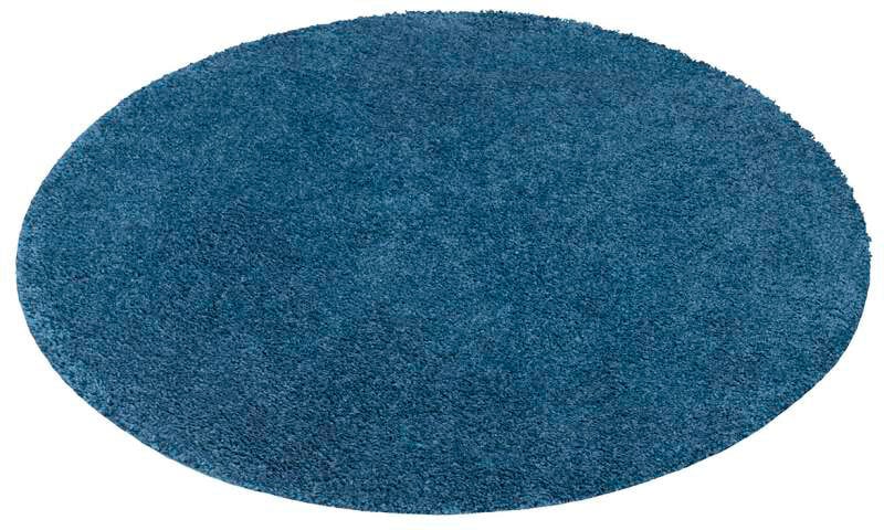 Carpet City Hochflor-Teppich »City Shaggy«, rund, 30 mm Höhe, Teppich Langflor, Uni, Shaggy, flauschig-weich