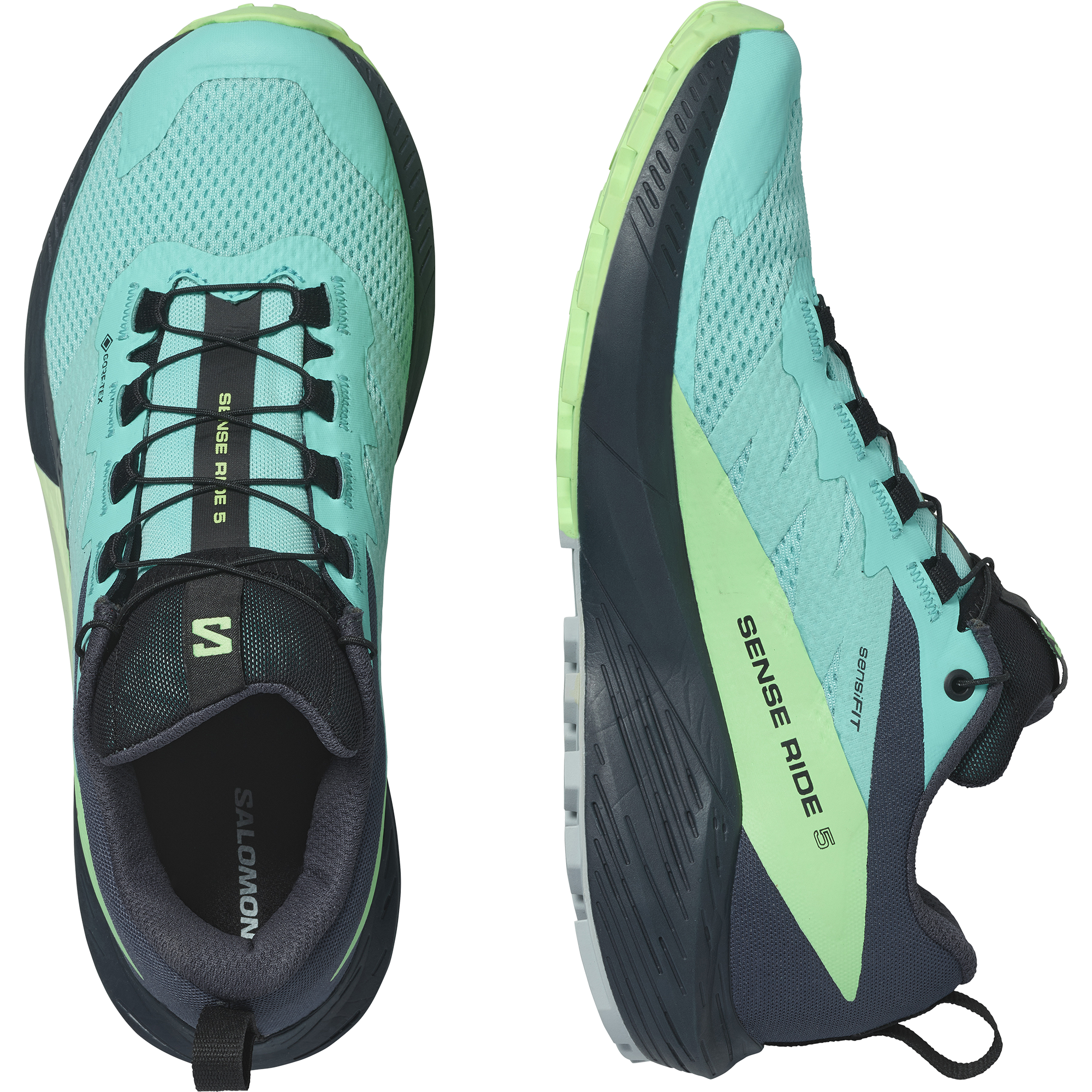 Salomon Trailrunningschuh »SENSE RIDE 5 GORE-TEX® W«, wasserdicht, Trailrunningschuhe