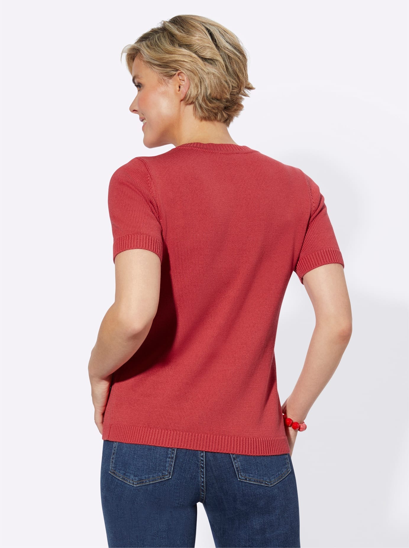 Casual Looks Kurzarmpullover »Pullover«