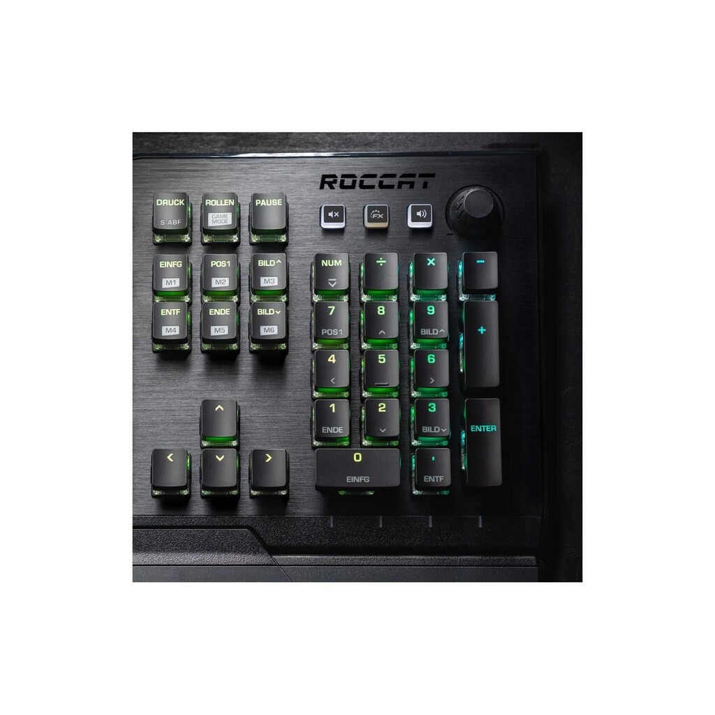 ROCCAT Gaming-Tastatur »Vulcan 121 AIMO Red Switch«, (Ziffernblock)