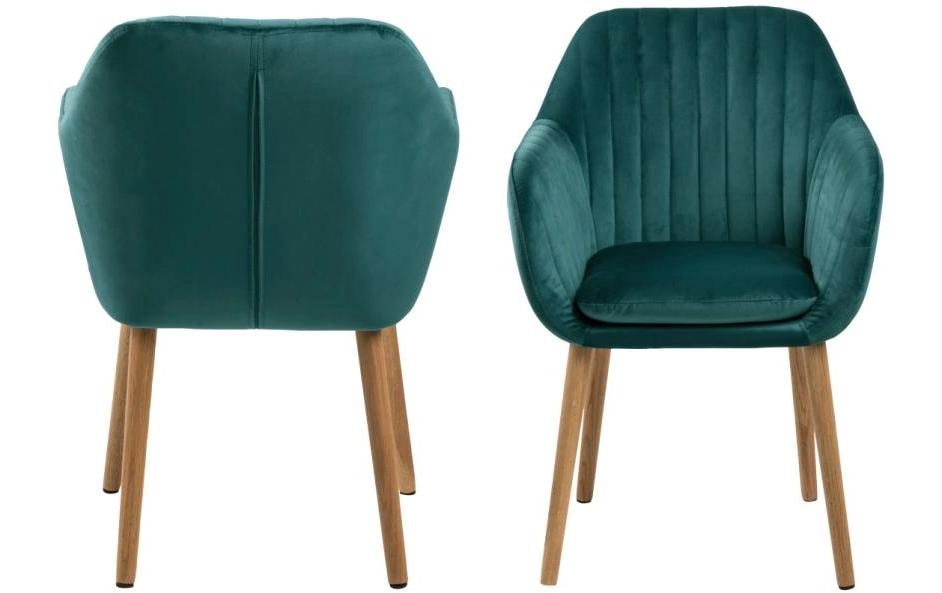 AC Design Stuhl »Emilia Petrol«