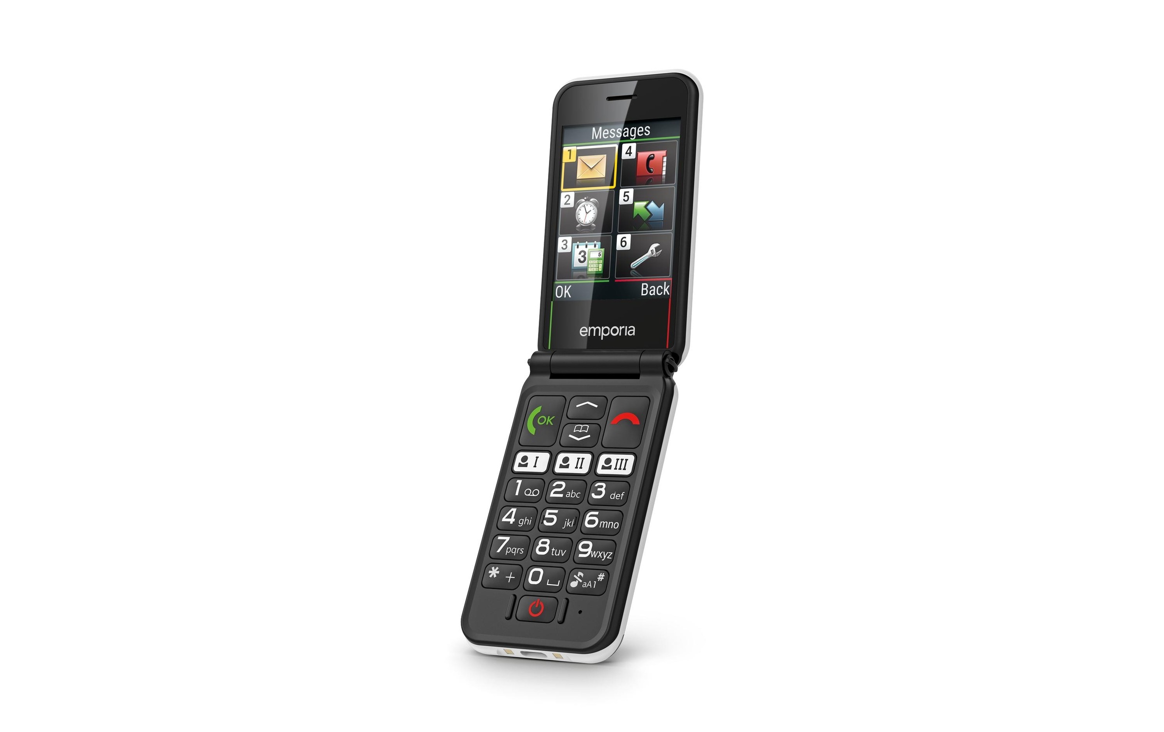 Emporia Smartphone »SIMPLICITYglam V227«, Weiss