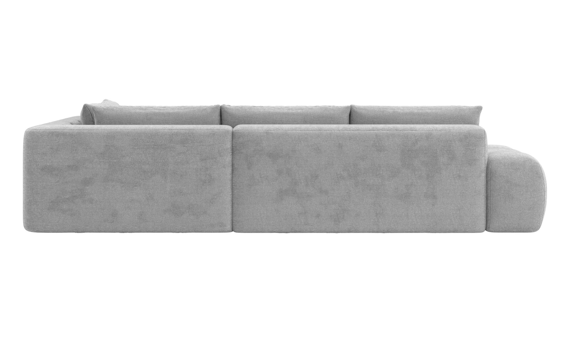 INOSIGN Ecksofa »AZITA klein, L-Form, elegant und bequem Designsofa«, lose Rückenkissen, traumhafte Steppung, Masse B/T/H: 296/176,5/89 cm