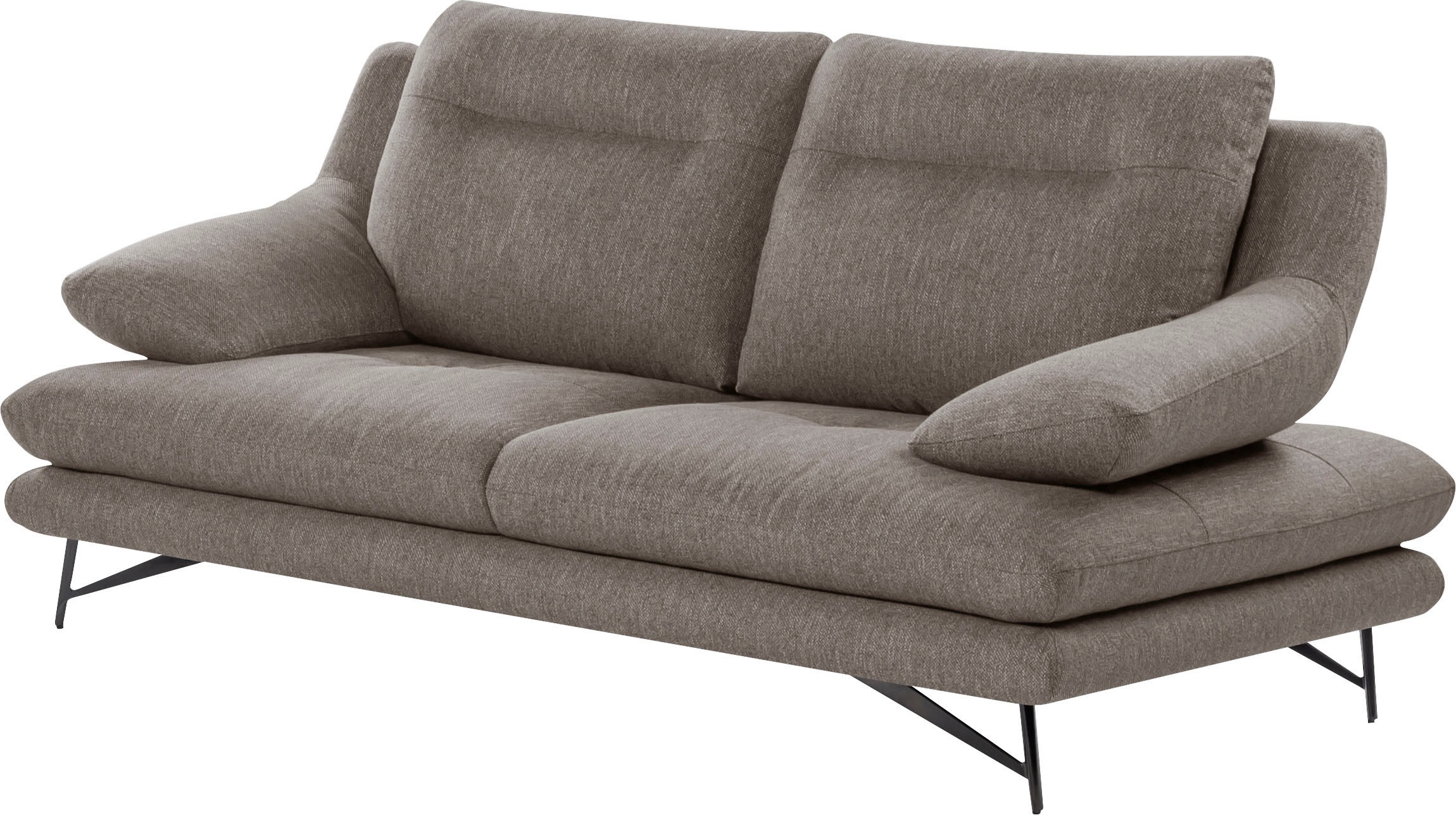 CALIA ITALIA 3-Sitzer »Cezanne modern, elegant und bequem, aufwendige Detailverarbeitung«, wahlweise mit Sitztiefenverstellung