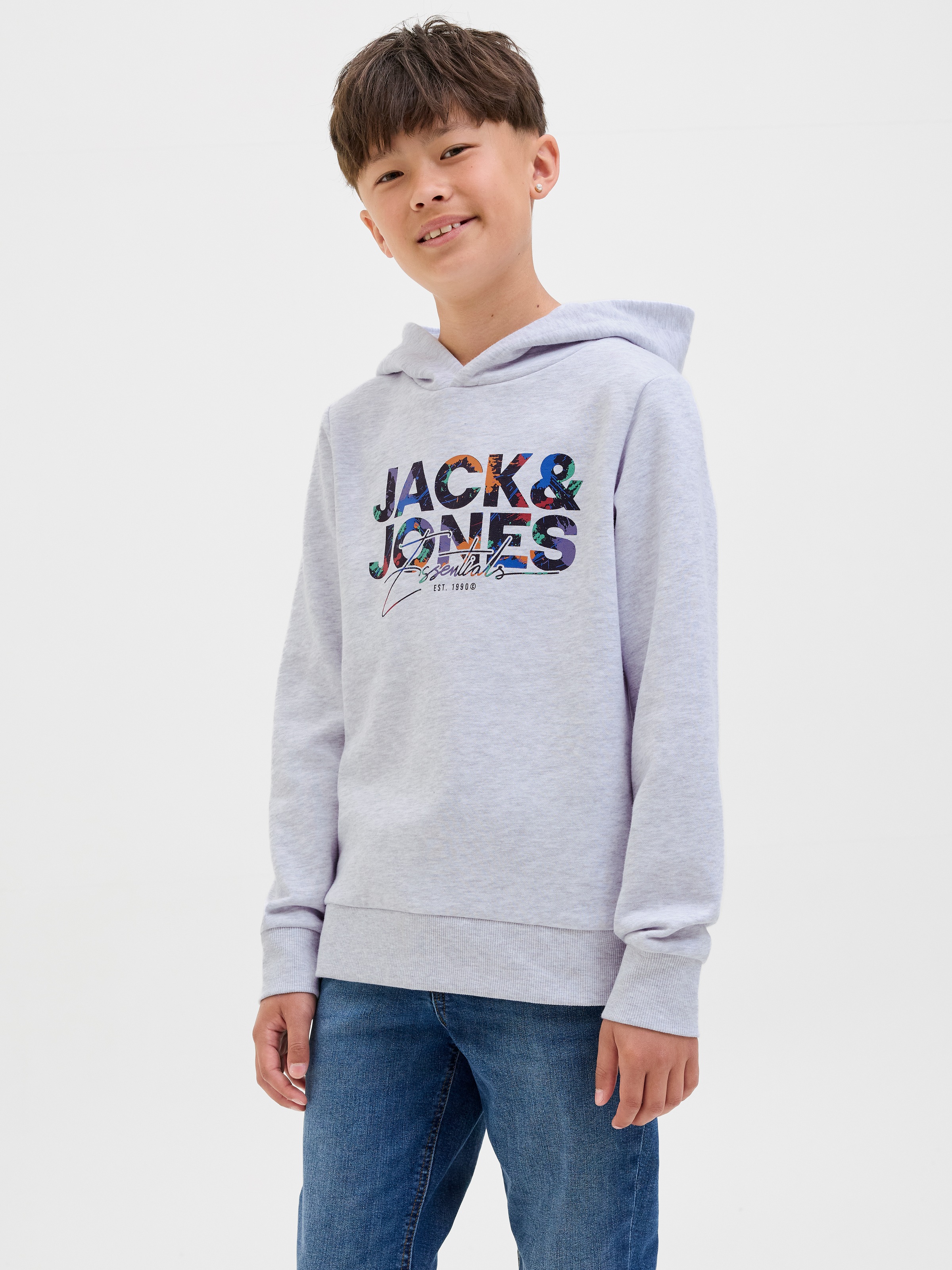 Jack & Jones Junior Kapuzensweatshirt »JJGEPLAS SWEAT HOOD JNR«