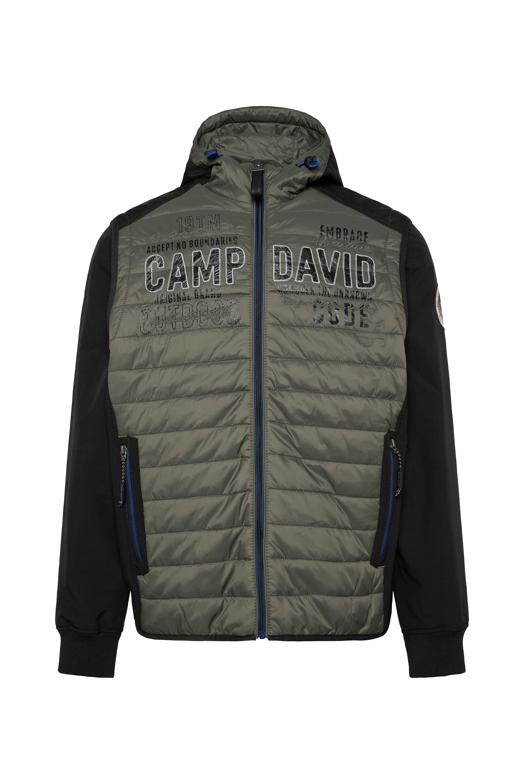 CAMP DAVID Softshelljacke, mit Kapuze, mit abtrennbaren Ärmeln